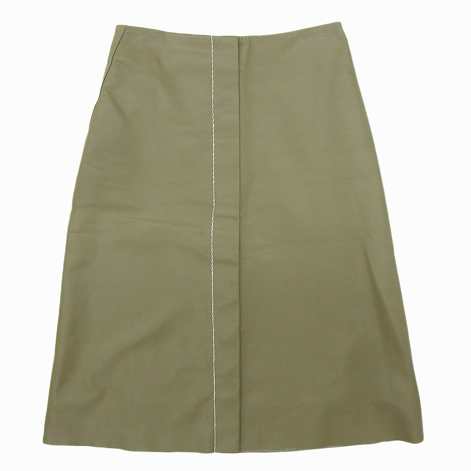 Marni Marni Calf Leather Skirt Leather Skirts GOMX0049UYL DUTY FREE for USA
