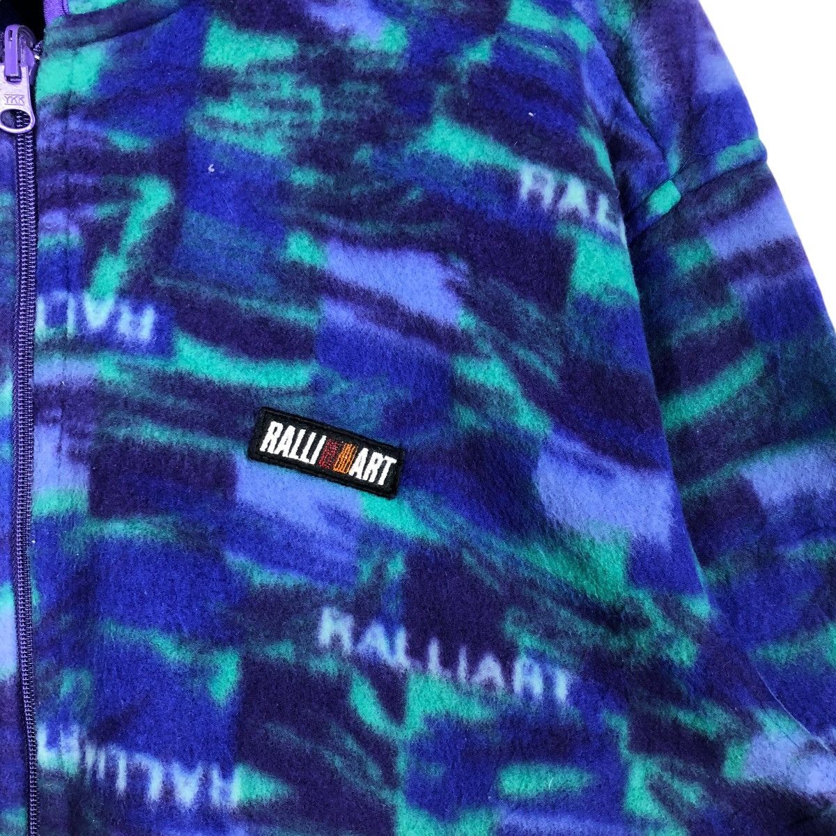 Japanese Brand Vintage 90s Ralliart Fleece Jacket Size US L / EU 52-54 / 3 - 6 Thumbnail
