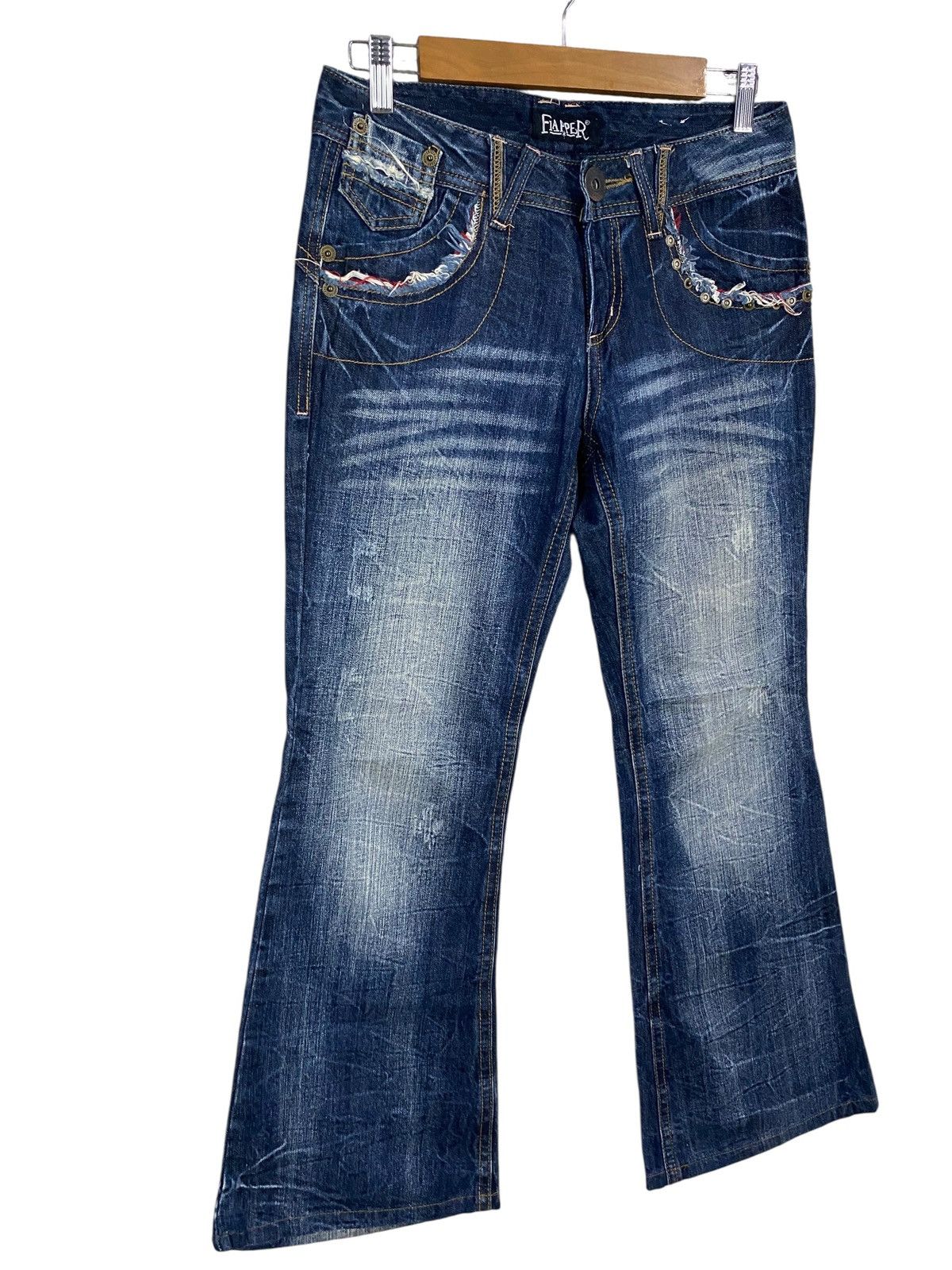 Seditionaries Fiapper punk gothic flared denim very rare Size US 30 / EU 46 - 4 Thumbnail