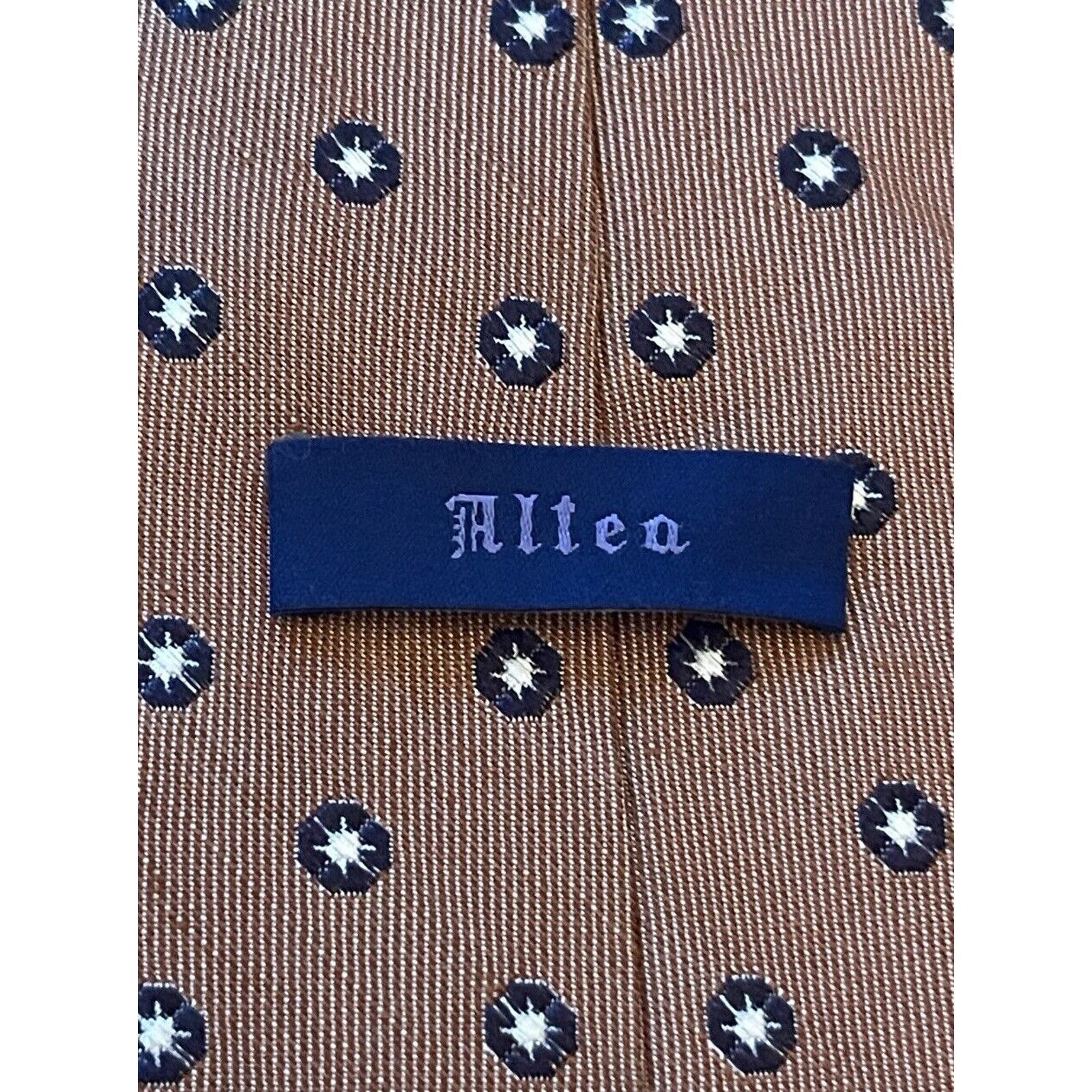 Altea Altea 100% Silk Men’s Neck Tie Made In Italy Size ONE SIZE - 8 Thumbnail