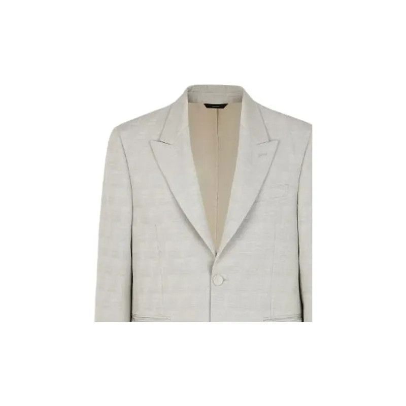 Fendi o1s1wg110225 Jacket in Silver Size US L / EU 52-54 / 3 - 4 Thumbnail