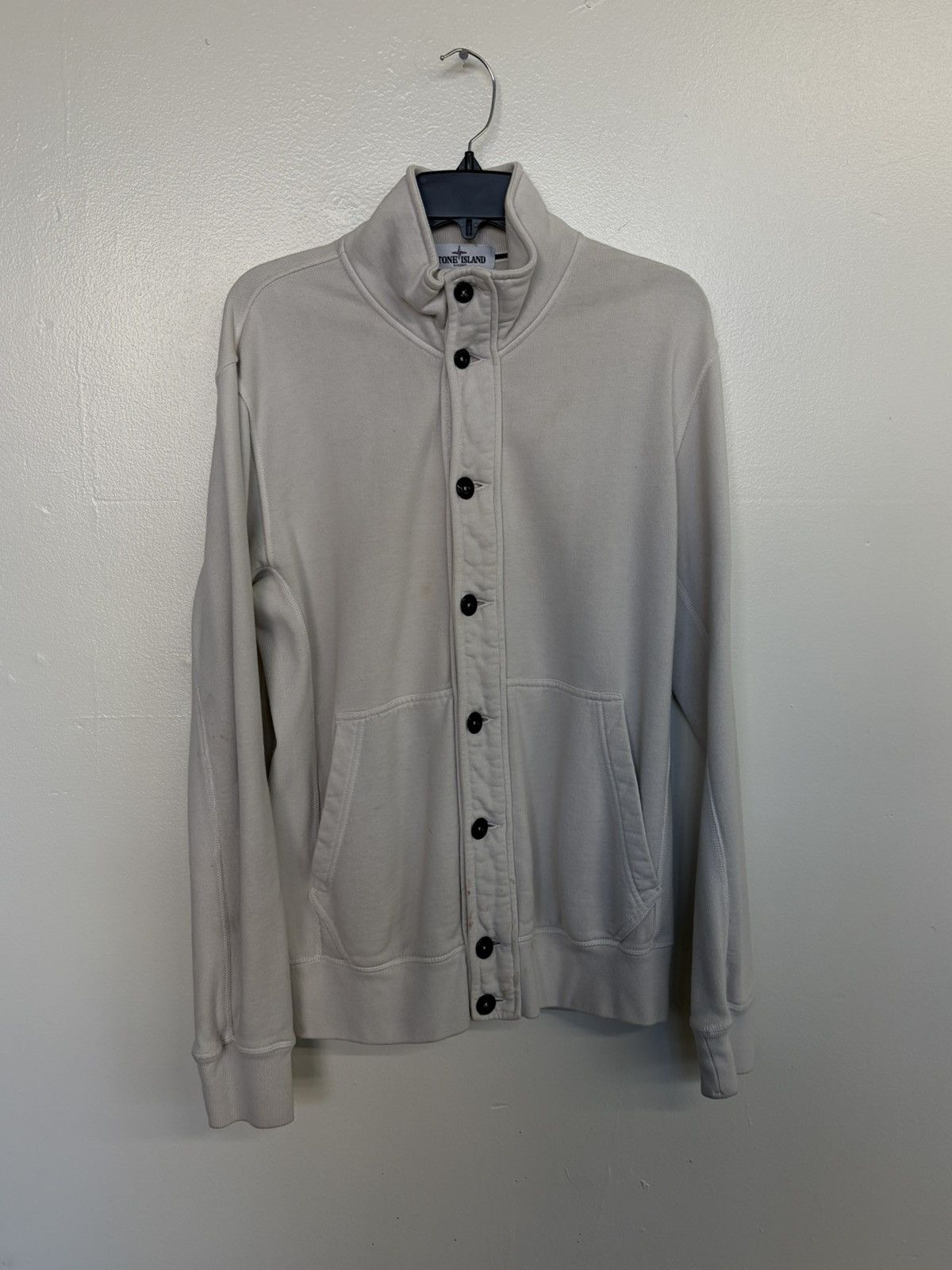 Stone Island Stone Island Button Up Sweatshirt Size US XL / EU 56 / 4 - 1 Thumbnail
