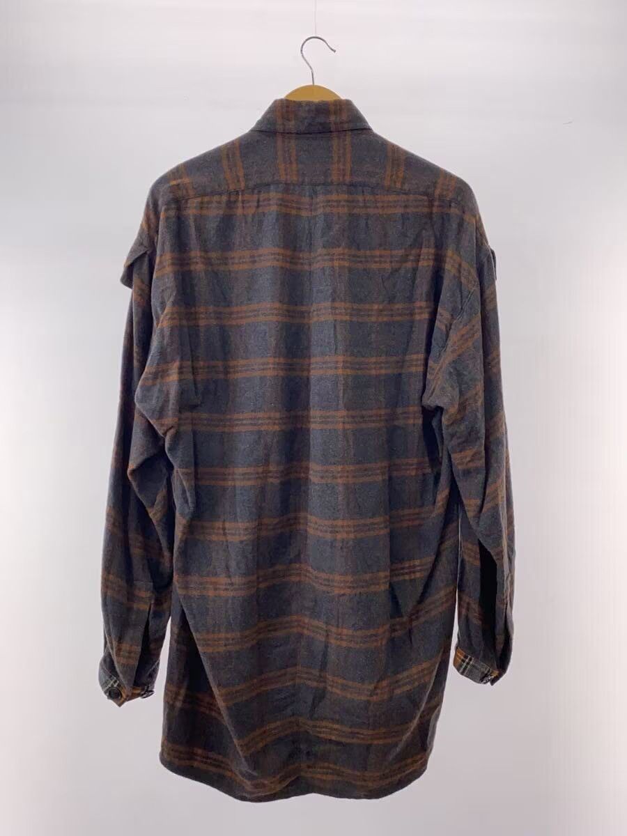 Yohji Yamamoto Reconstructed Plaid Flannel Button Shirt Size US M / EU 48-50 / 2 - 2 Thumbnail