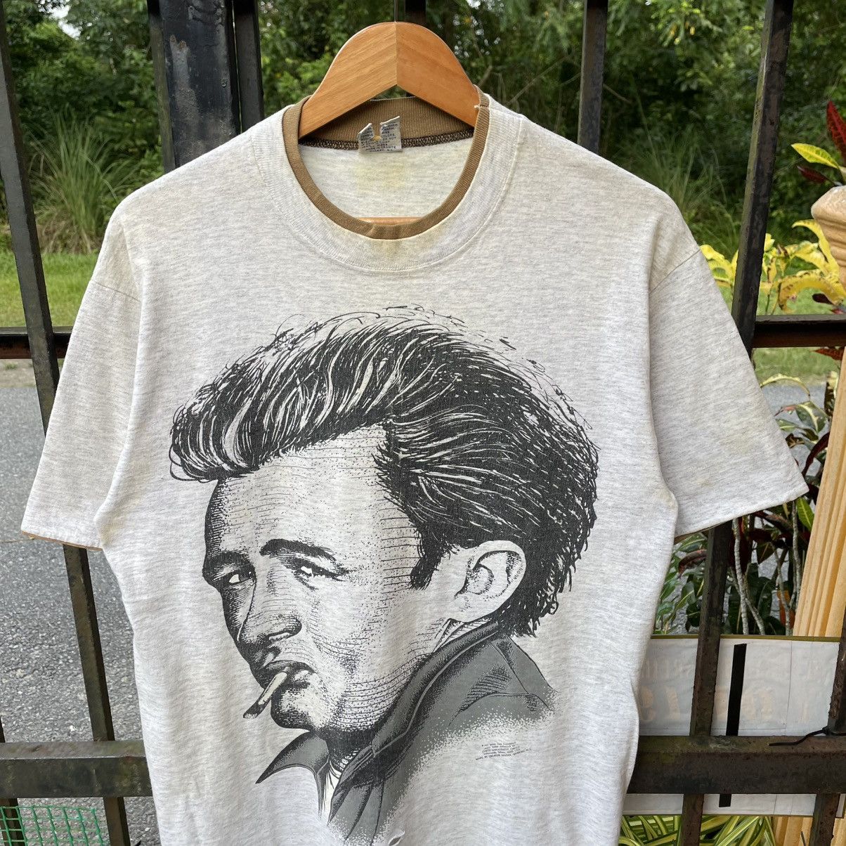 Other 🔥Vintage 1991 James Dean Big Image Smoking Tee Size US L / EU 52-54 / 3 - 3 Thumbnail