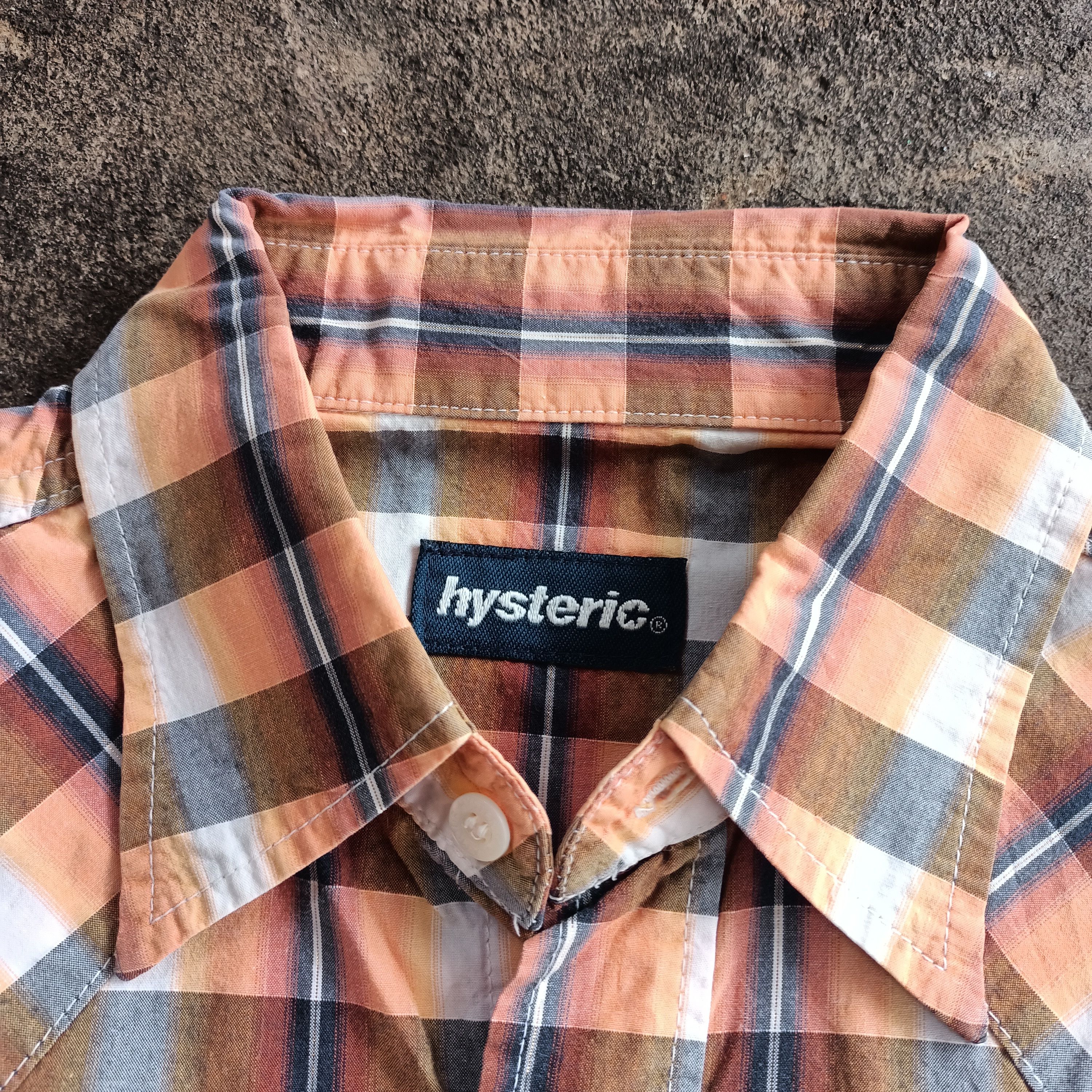 Hysteric Glamour × Japanese Brand 00s Hysteric glamour pearl snap plaid L/s shirt Size US M / EU 48-50 / 2 - 8 Thumbnail
