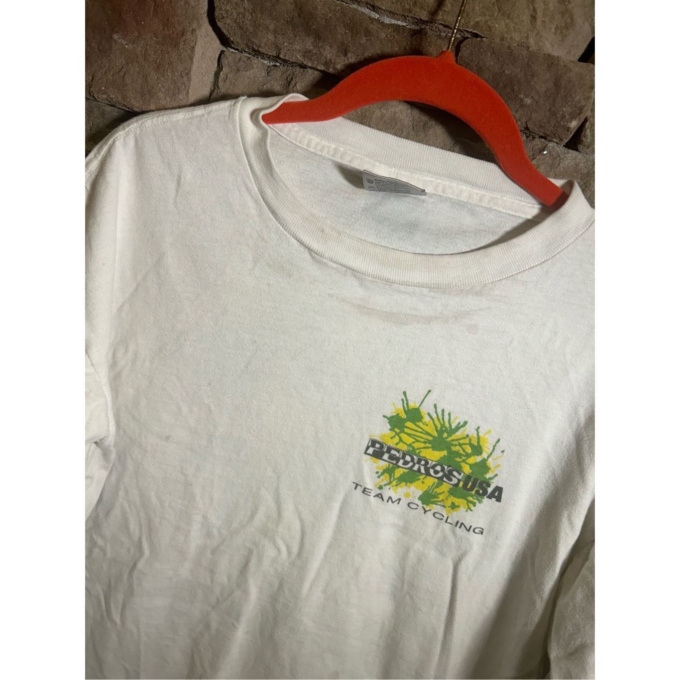 Vintage Vintage 1990s single stitch Pedro’s USA Team Cycling Tshirt Size US L / EU 52-54 / 3 - 2 Thumbnail