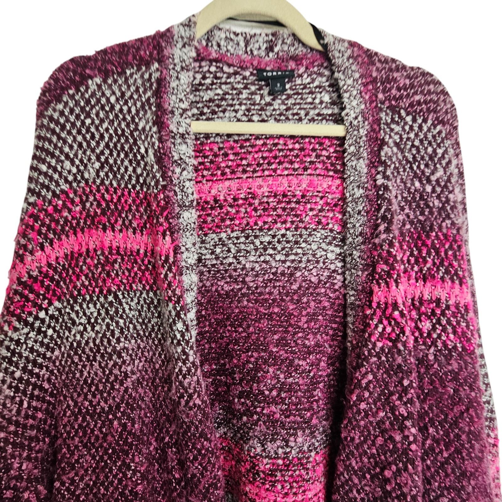 Corridor Torrid Womens Spacedye Cardiagn Sweater Open Front Size 3X Size 3XL / US 20-22 - 3 Thumbnail