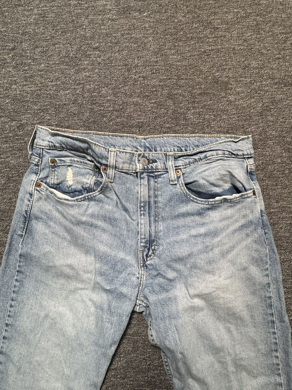 Levi's Levi’s 502 Jeans W36 L32 Light Wash Vintage Distressed Denim Size US 36 / EU 52 - 5 Thumbnail