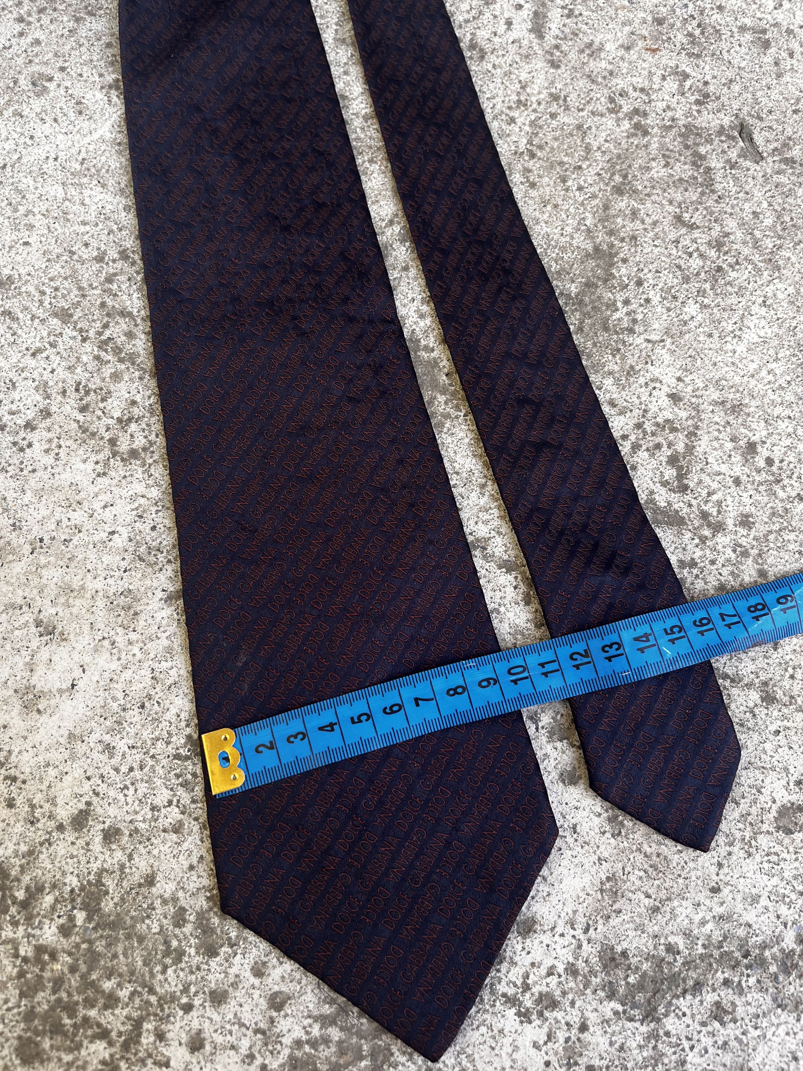 Dolce & Gabbana Dolce & Gabbana Vintage Multilogo Silk Tie Size ONE SIZE - 2 Thumbnail