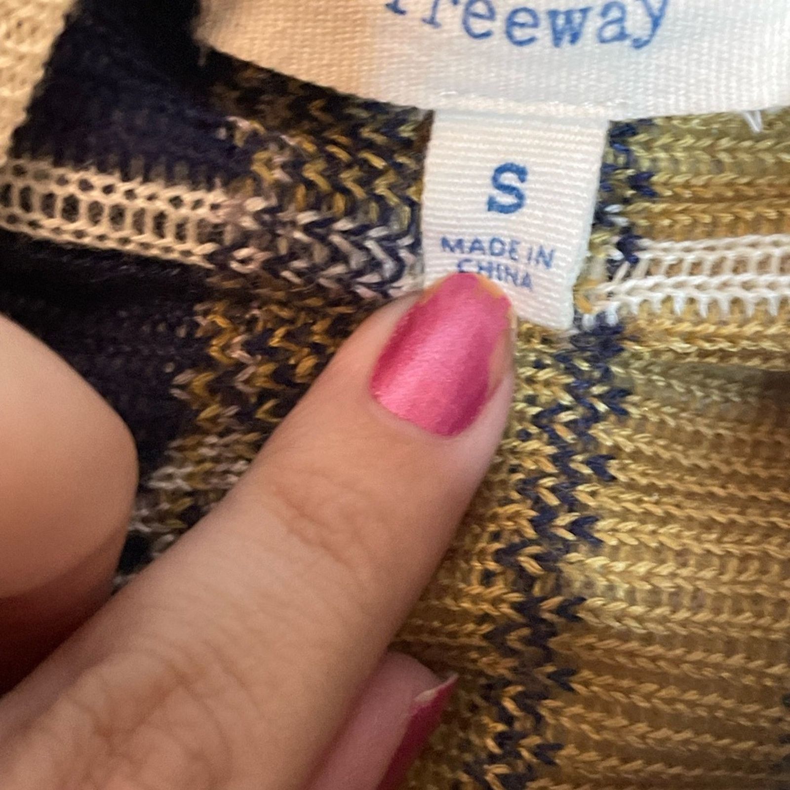 Other Like New Sweater Cardigan by Freeway Size S Size L / US 10 / IT 46 - 4 Thumbnail