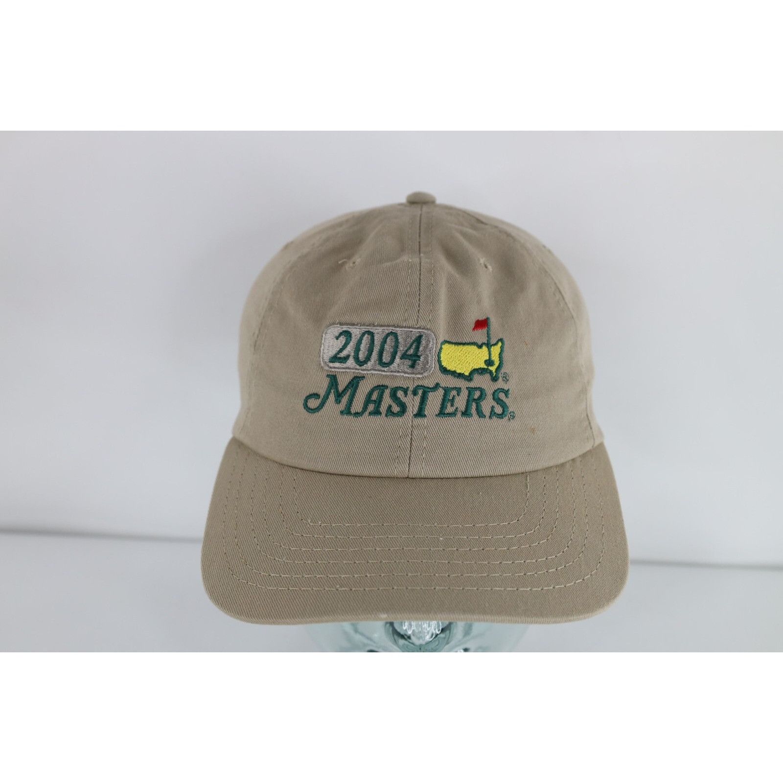 American Needle Vintage Y2K 2004 Spell Out The Masters Augusta Golf Hat Size ONE SIZE - 1 Thumbnail
