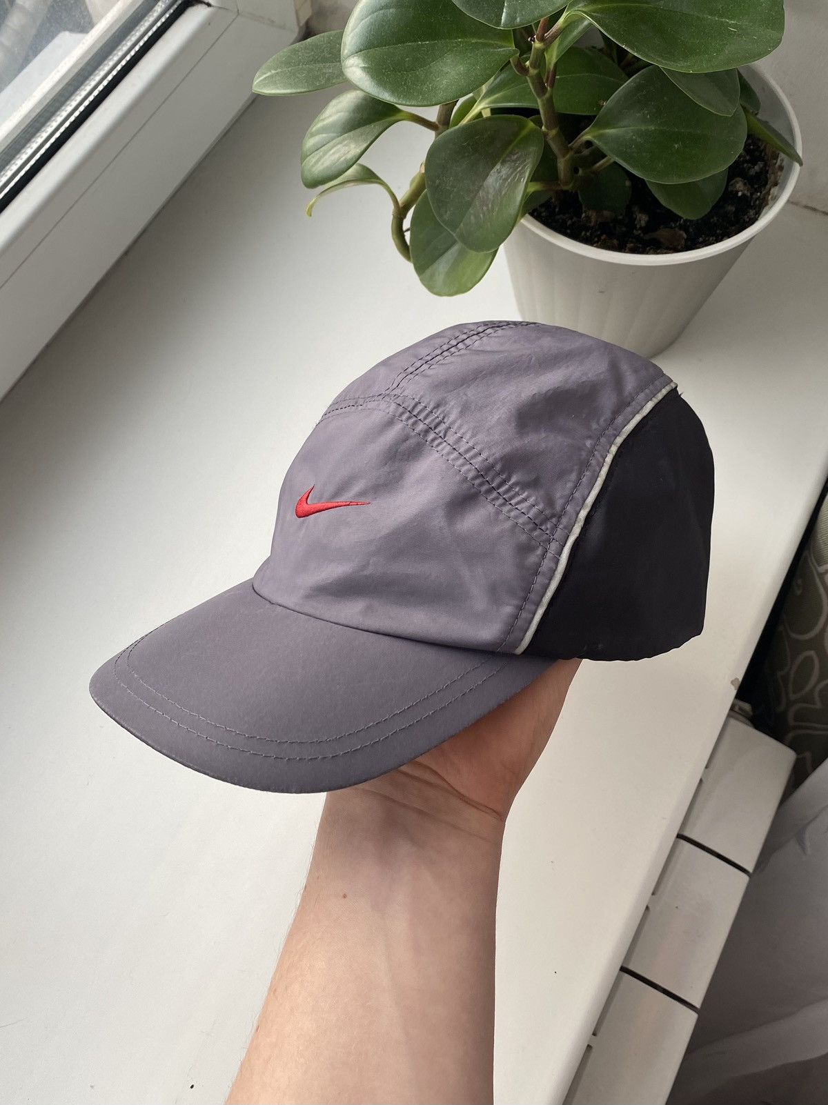 Nike × Vintage Vintage Nike Alpha Project 3M Running 5 Panel Hat Size ONE SIZE - 2 Thumbnail