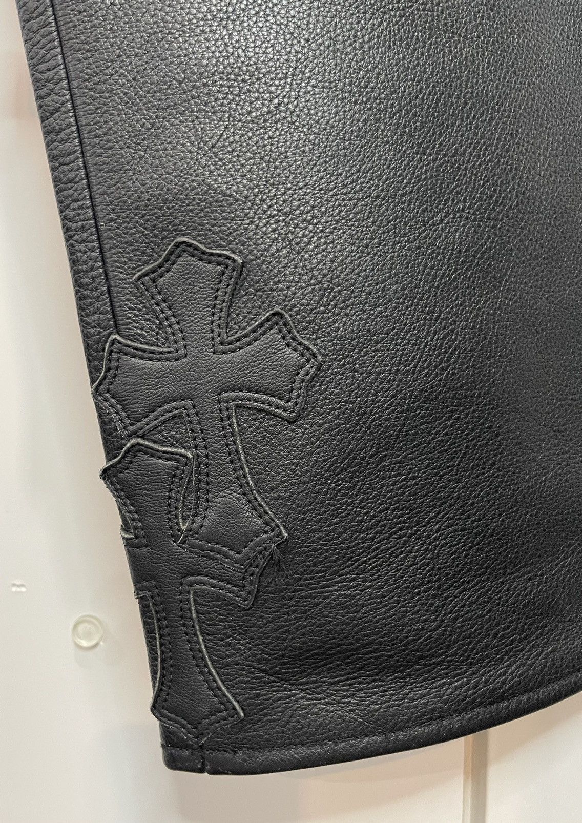 Chrome Hearts Chrome Hearts cross patch leather biker pants Size US 34 / EU 50 - 5 Thumbnail