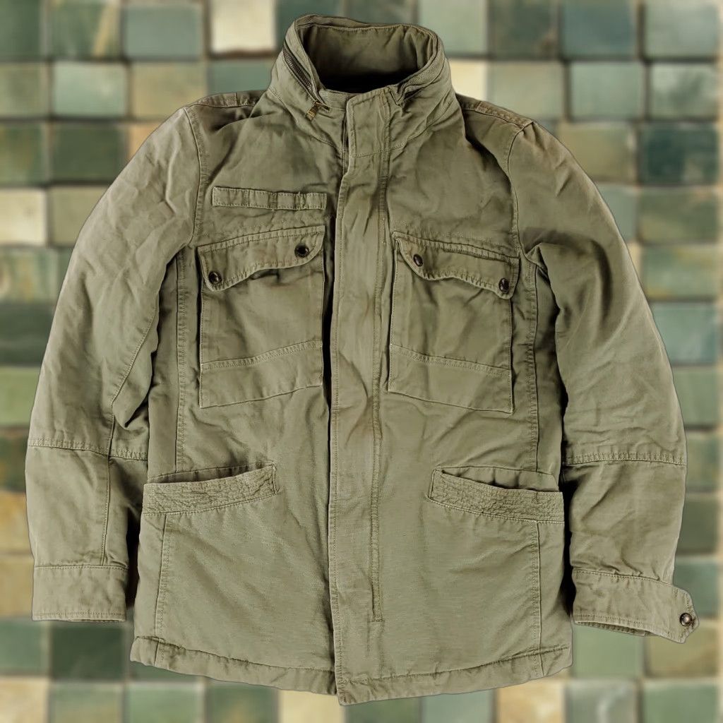Banana Republic Banana Republic Military Style Hooded Field Jacket Green Mens S Size US S / EU 44-46 / 1 - 1 Thumbnail