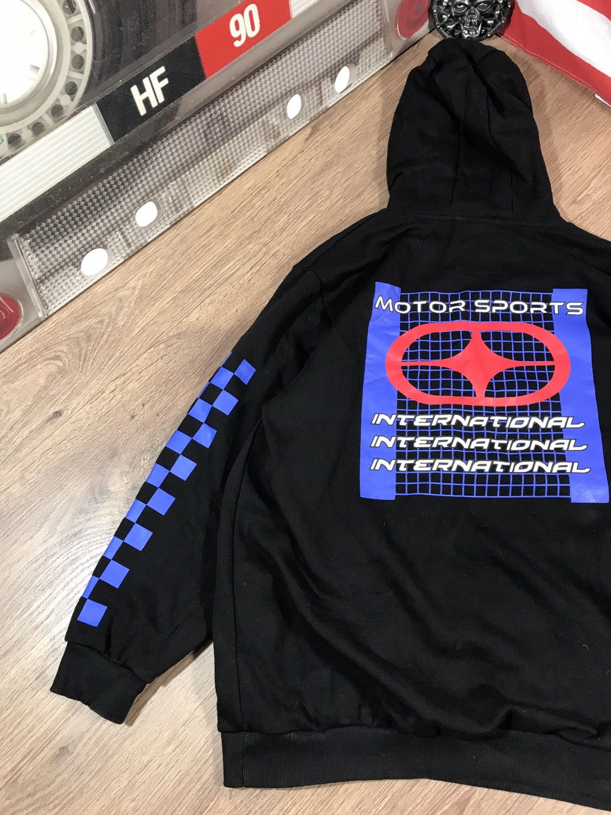 No Fear × Vintage No Fear Motor Sports Big Logo Hoodie Size US XXL / EU 58 / 5 - 8 Thumbnail