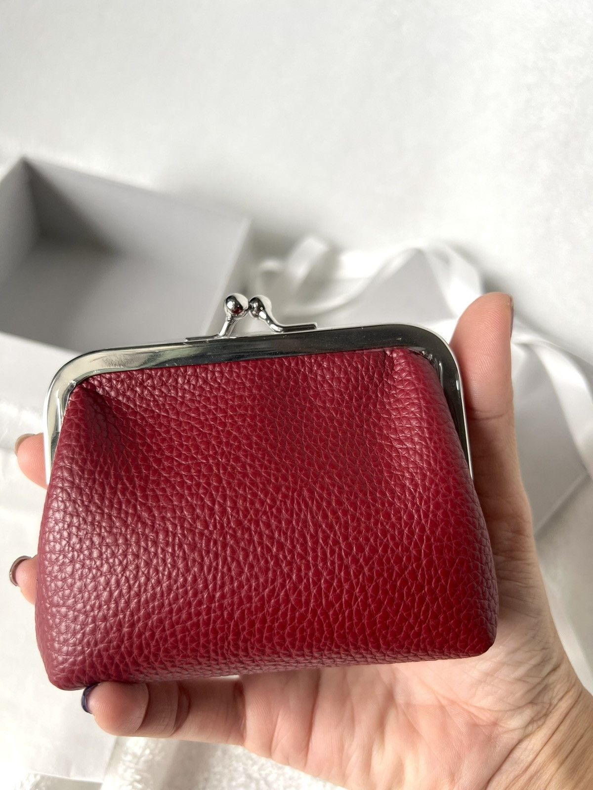 Vivienne Westwood Vivienne Westwood Vegan Coin Purse – Wine Red Size ONE SIZE - 3 Thumbnail