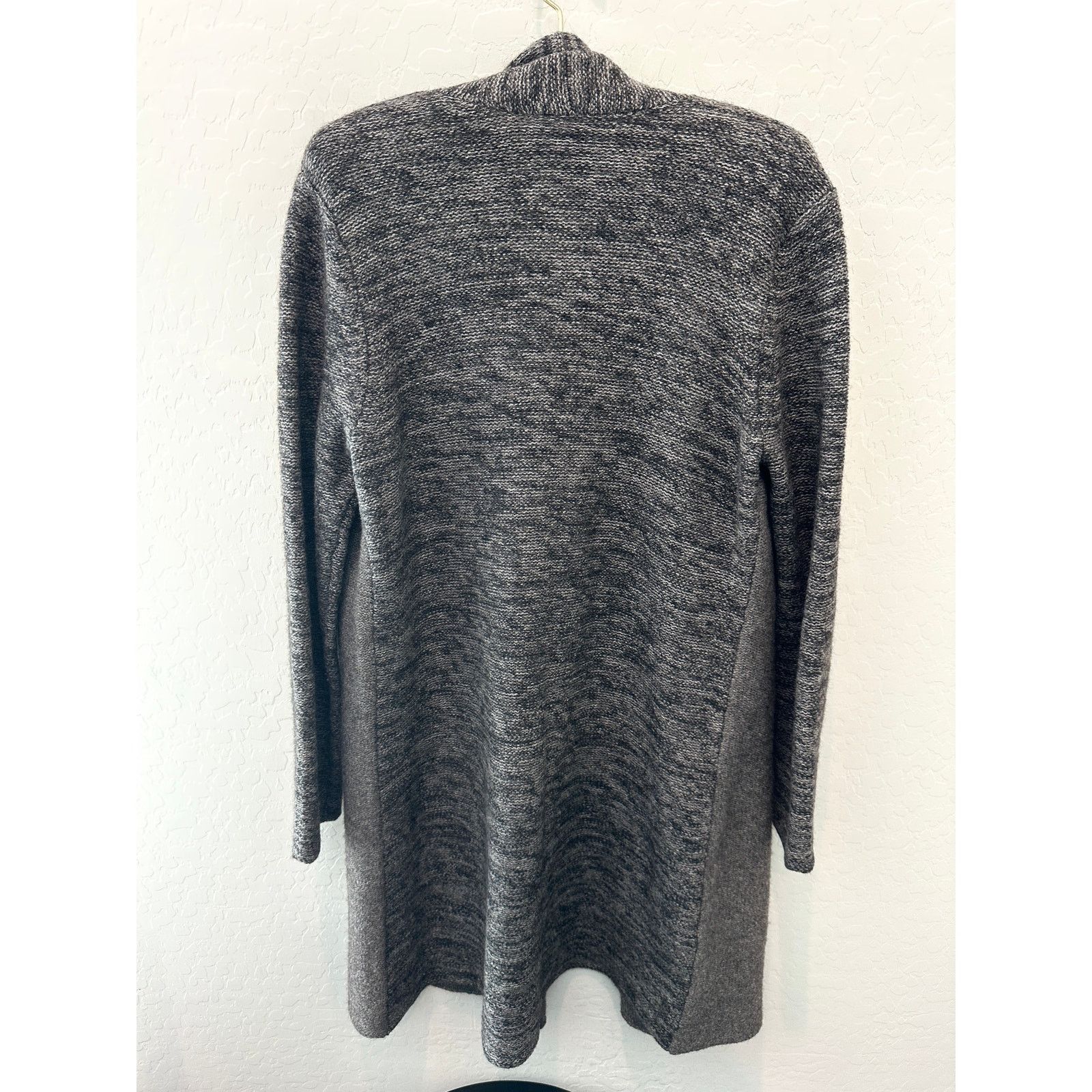 Eileen Fisher EILEEN FISHER Gray Yak Wool Silk Blend Long Sweater Cardigan Size S / US 4 / IT 40 - 5 Thumbnail