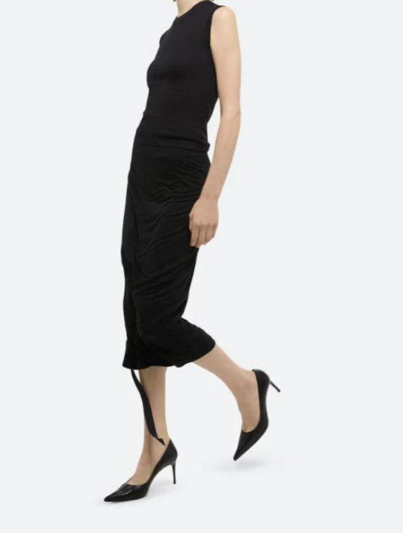 Helmut Lang Helmut Lang Wind Midi Skirt Black ( XS ) Size 26" / US 2 / IT 38 - 8 Thumbnail