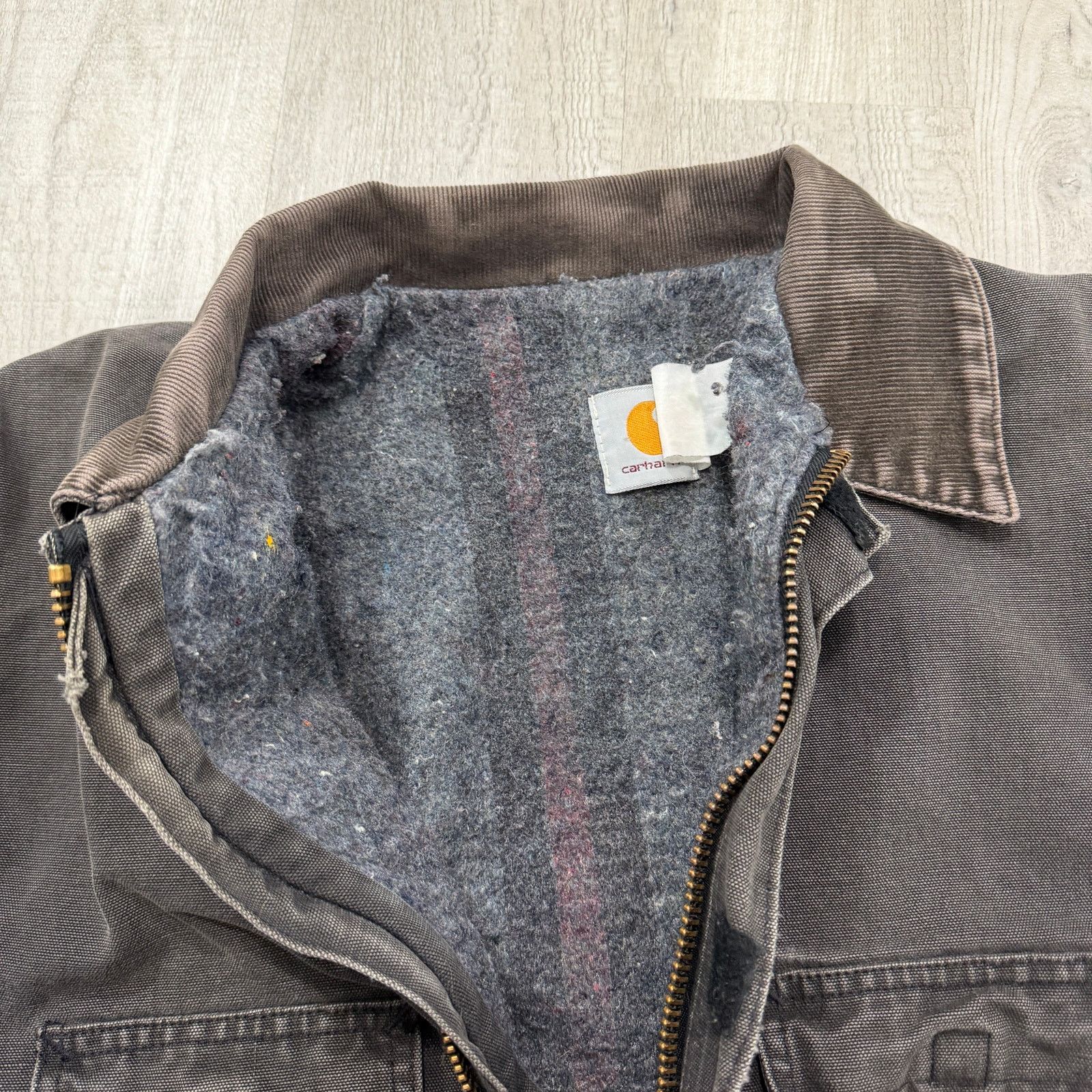 Carhartt Vintage Carhartt Canvas Jacket 2XL Black Faded Distressed Size US XXL / EU 58 / 5 - 5 Thumbnail
