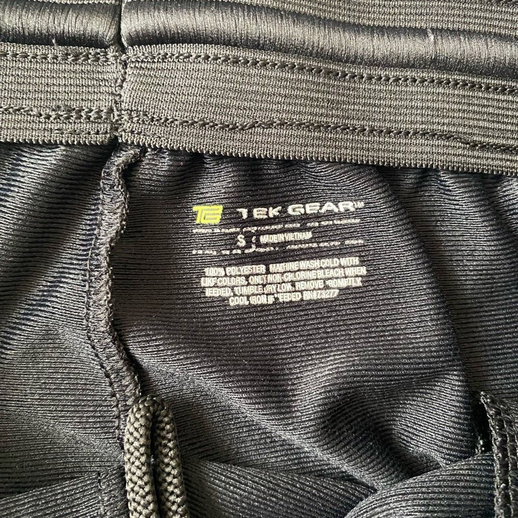 Tek Gear Tek Gear men S pull on athletic pants w/elastic waist black Size US 30 / EU 46 - 5 Thumbnail