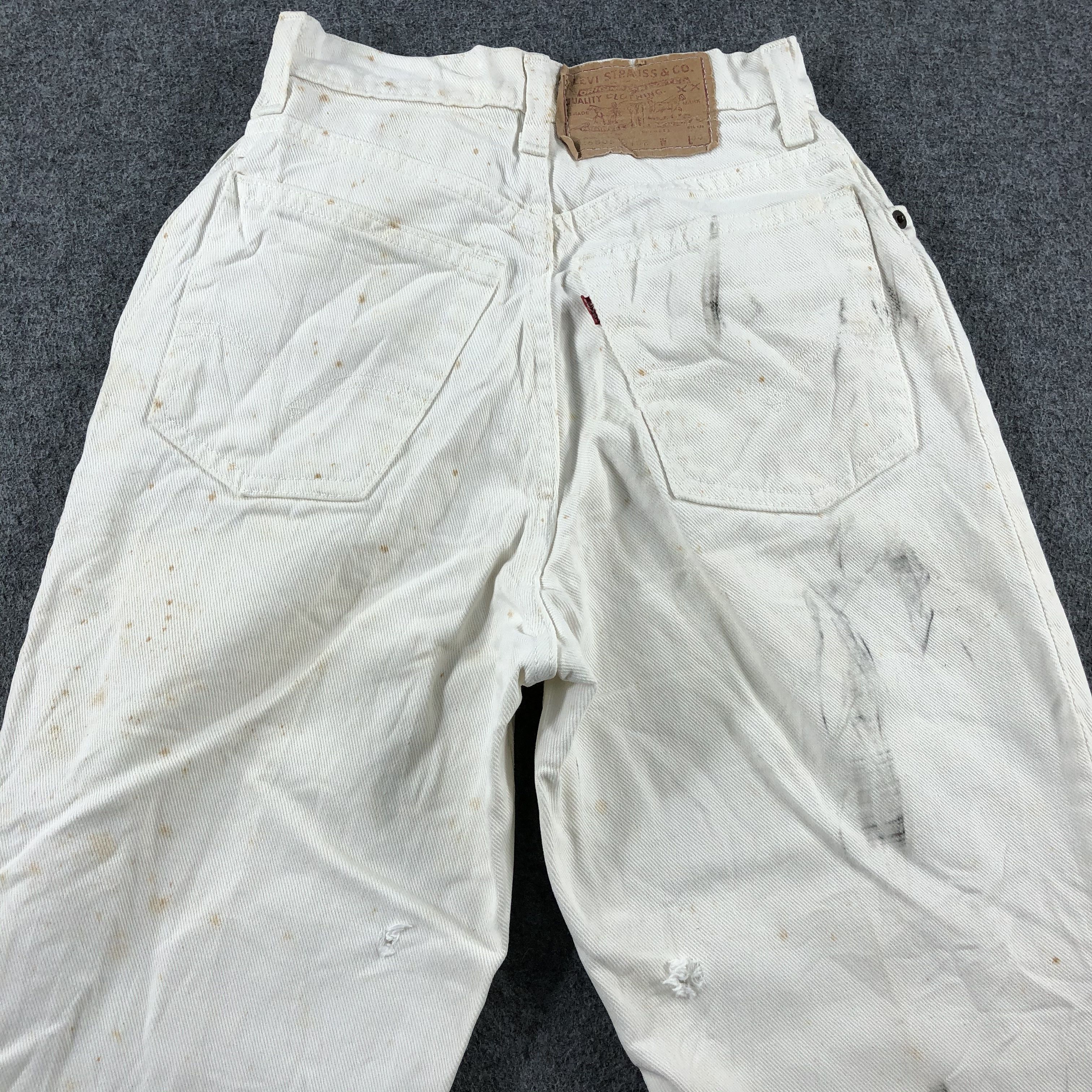 Levi's 90s Vintage Light Wash Levis 505 Jeans-J2603 Size US 26 / EU 42 - 4 Thumbnail