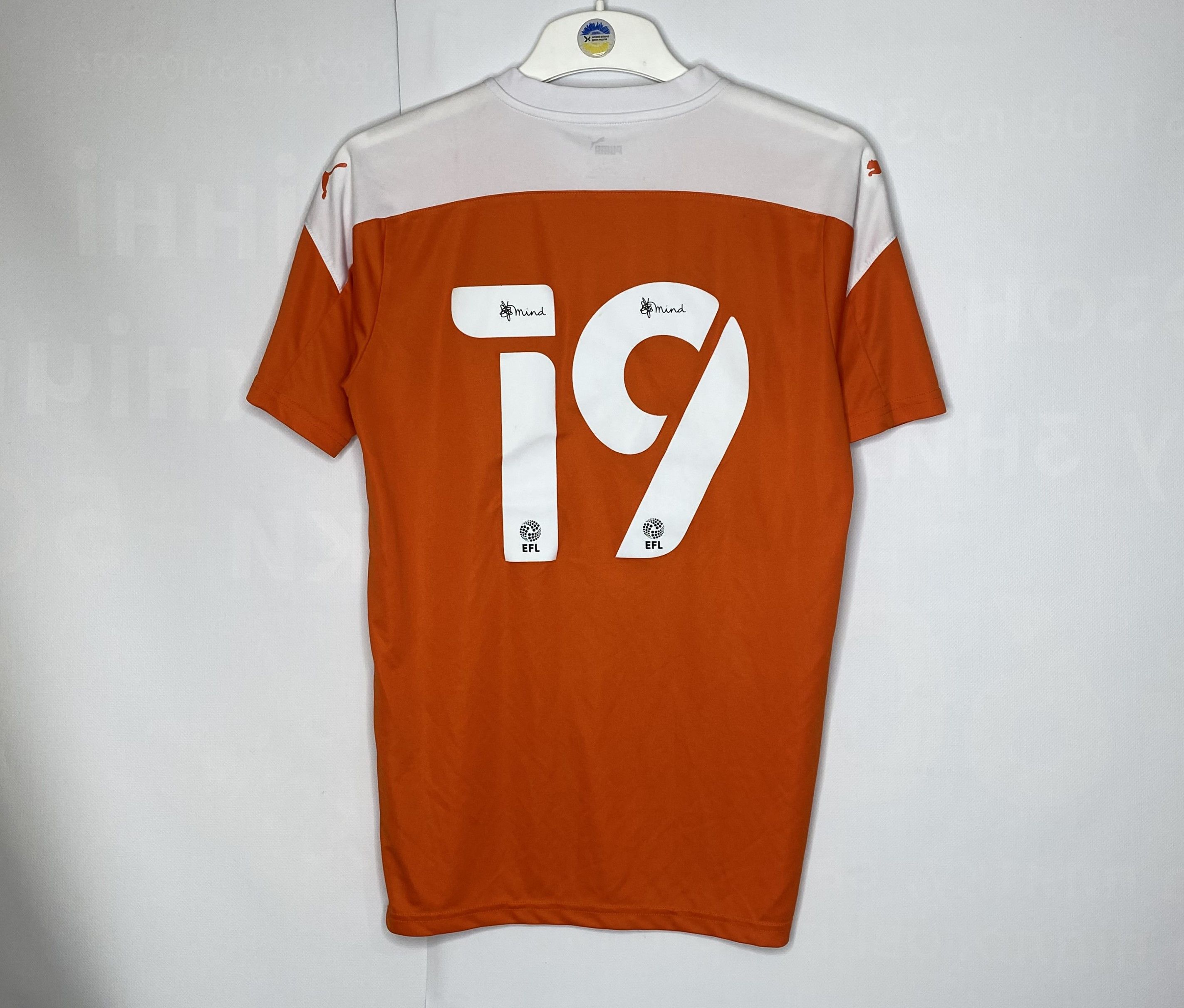 Puma BLACKPOOL FC 2020 2021 HOME FOOTBALL SHIRT SOCCER JERSEY Size US S / EU 44-46 / 1 - 2 Thumbnail