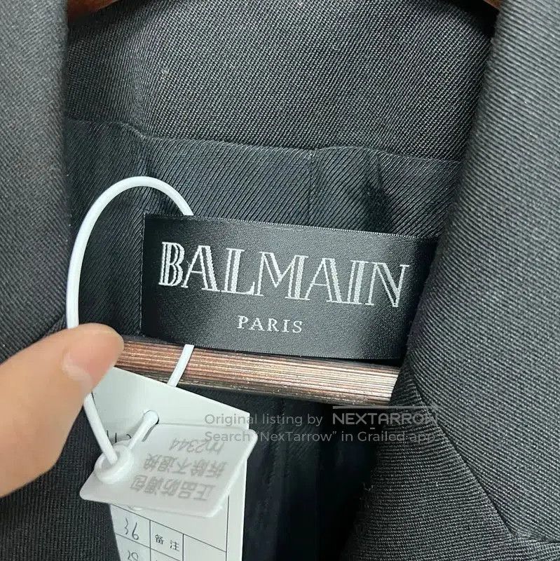 Balmain Balmain Black Wool Women's Jacket . Size S / US 4 / IT 40 - 4 Thumbnail