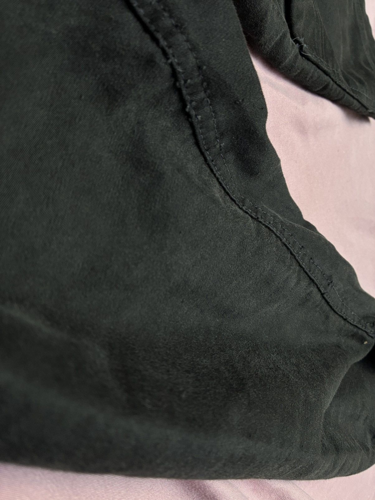 Other 50s ANTIQUE FRENCH BLACK MOLESKIN CHORE JACKT MADE BY VECTOR Size US S / EU 44-46 / 1 - 5 Thumbnail