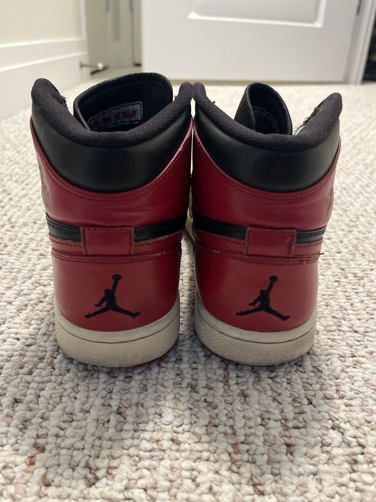 Jordan Brand Nike Air Jordan 1 DMP Bred size 8.5 Size US 8.5 / EU 41-42 - 4 Thumbnail