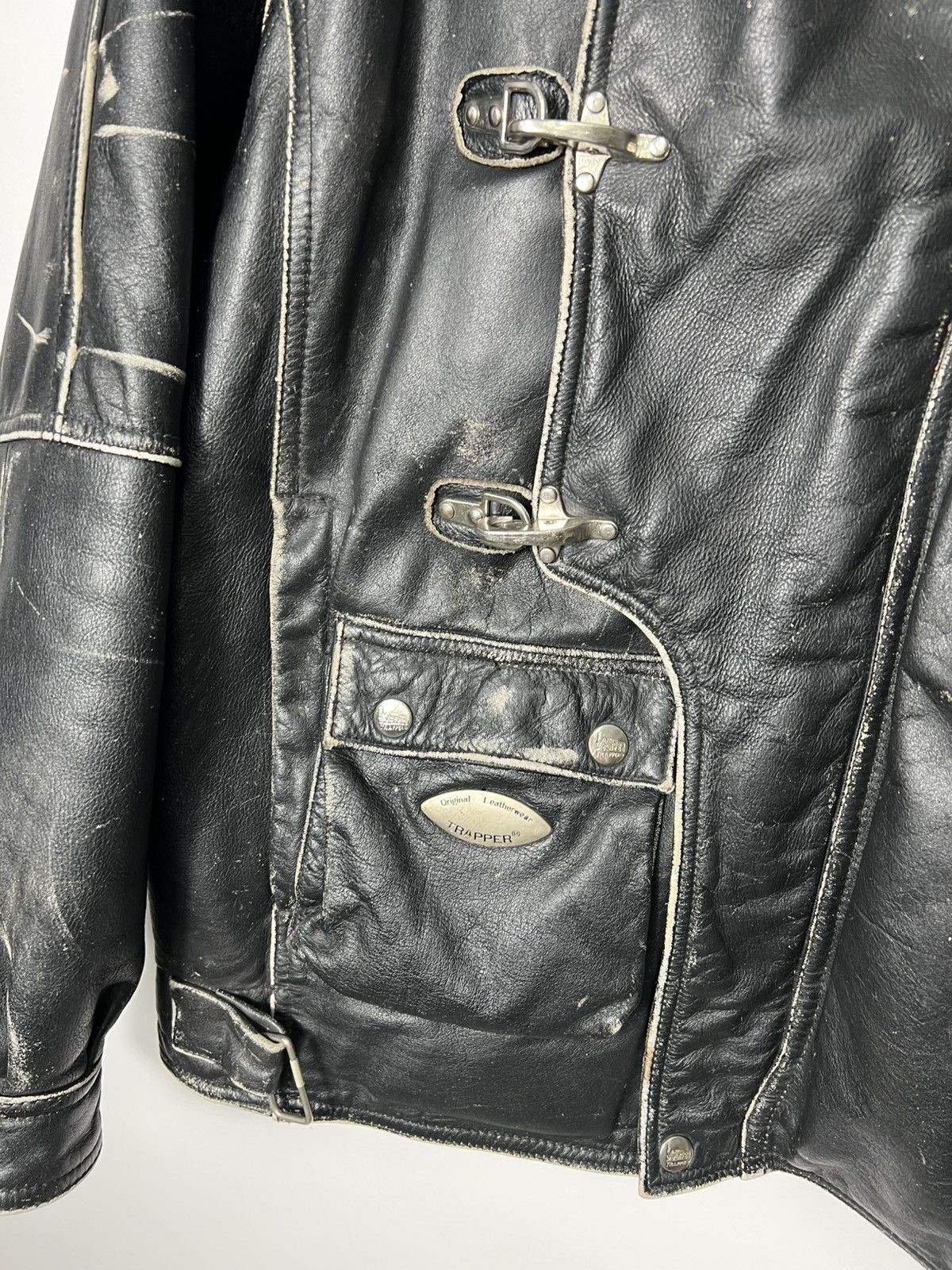 Indian Motorcycle Vintage very rare Indian Motorcycles Trapper Leather Jacket Size US M / EU 48-50 / 2 - 5 Thumbnail