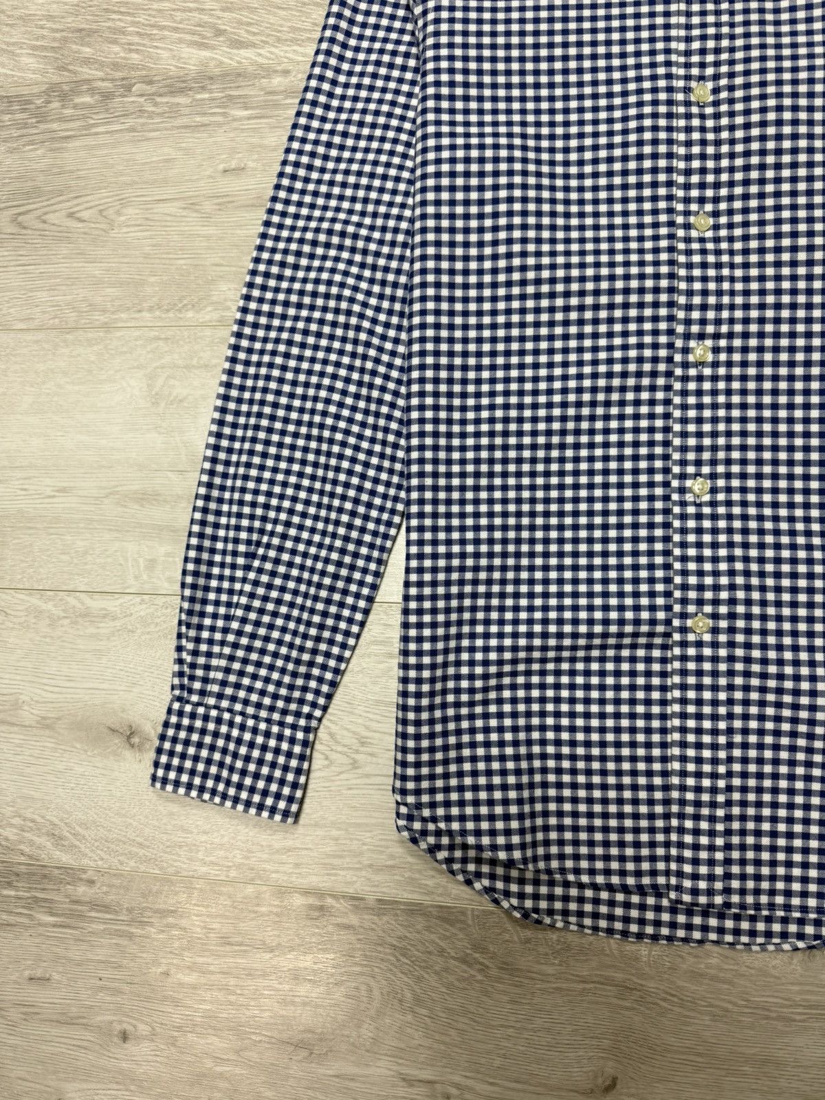 Polo Ralph Lauren Polo Ralph Lauren Blue White Gingham Check Button Down Shirt Size US S / EU 44-46 / 1 - 6 Thumbnail
