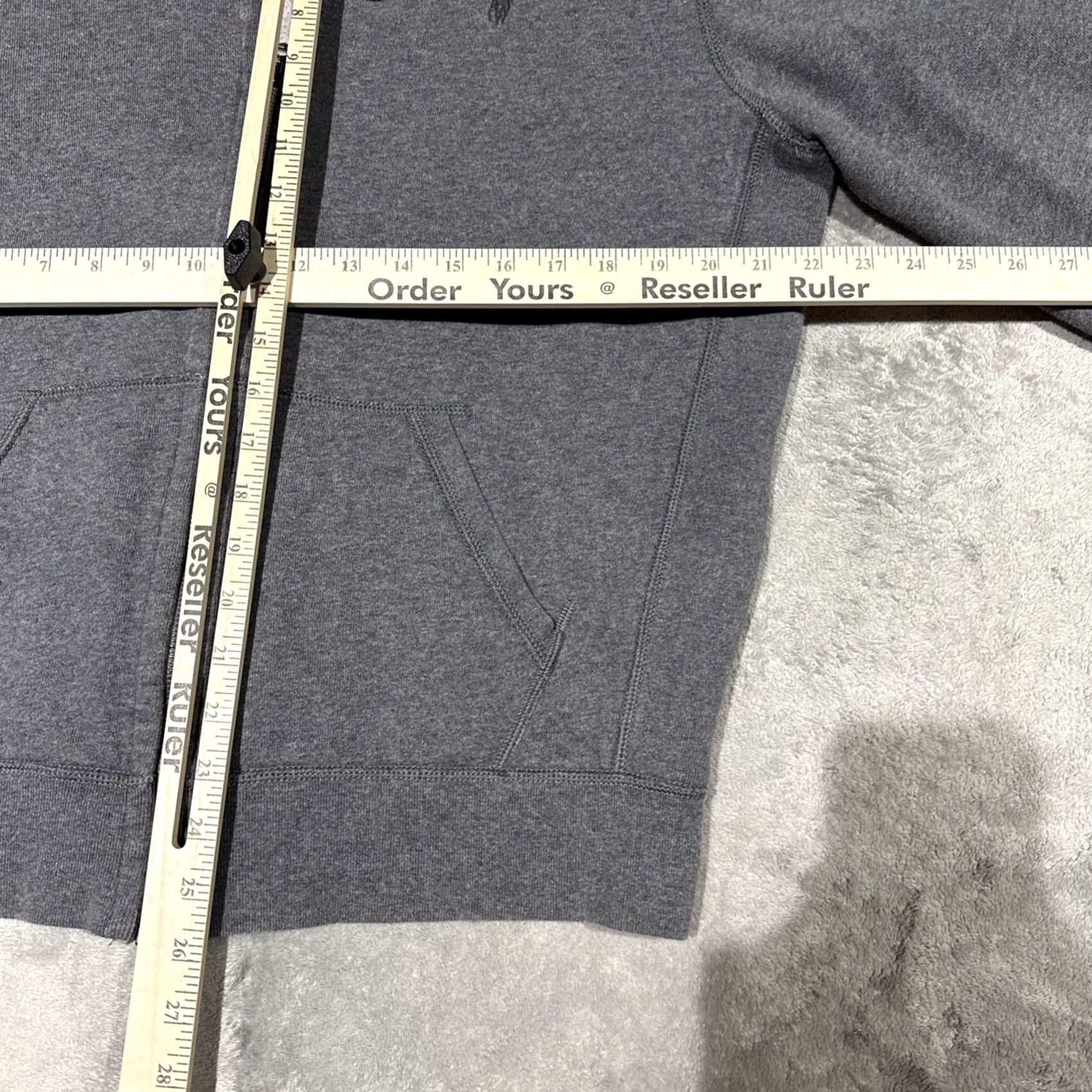 Polo Ralph Lauren Polo Ralph Lauren Hoodie Mens Large Gray Full Zip Sweatshirt Embroidered Pony Size US L / EU 52-54 / 3 - 5 Thumbnail
