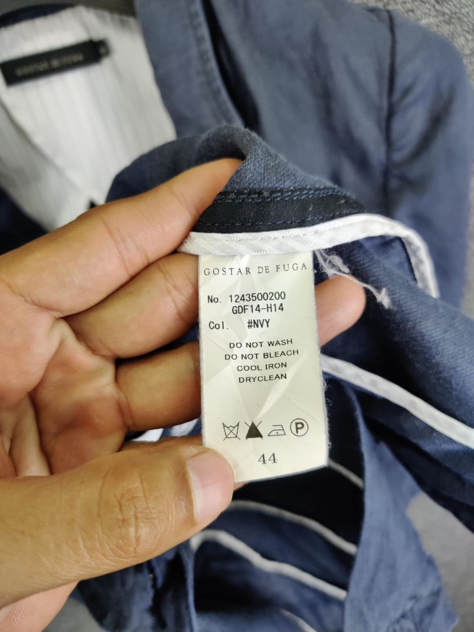 GOSTAR DE FUGA Gostar De Fuga Navy Button Blazer Jacket Size US S / EU 44-46 / 1 - 7 Thumbnail