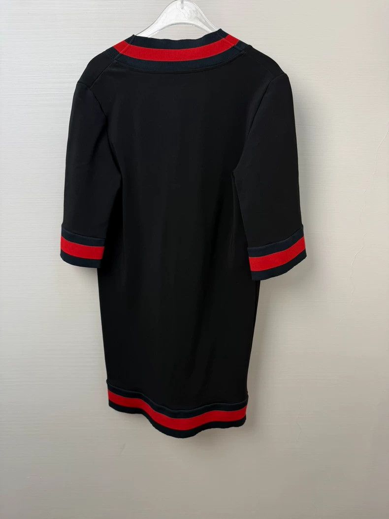 Gucci Gucci Black casual V-neck casual short-sleeved dress 2503-N Size S / US 4 / IT 40 - 4 Thumbnail