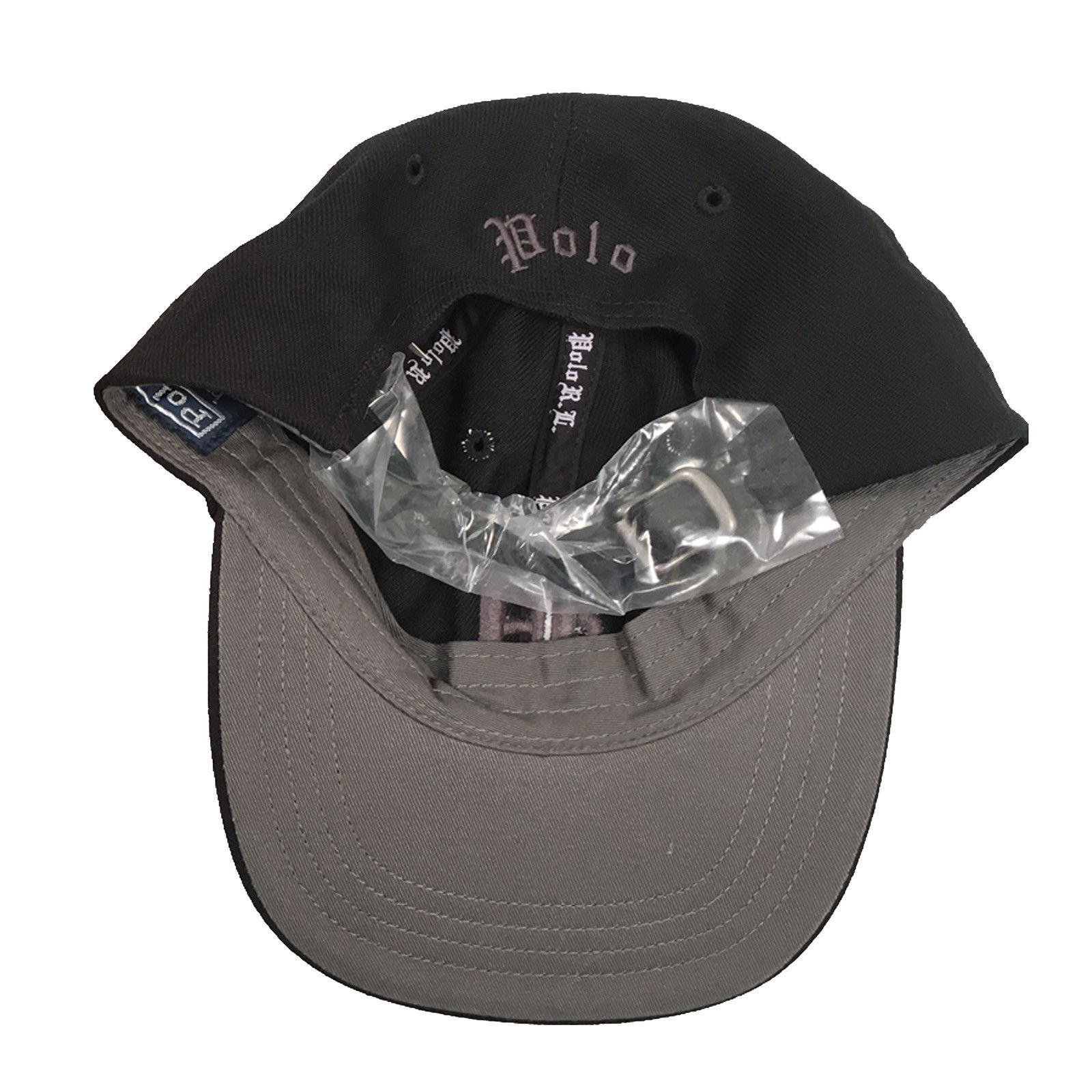 Polo Ralph Lauren NEW RARE Vintage Polo Ralph Lauren Baseball Hat Black Wool Size ONE SIZE - 2 Thumbnail