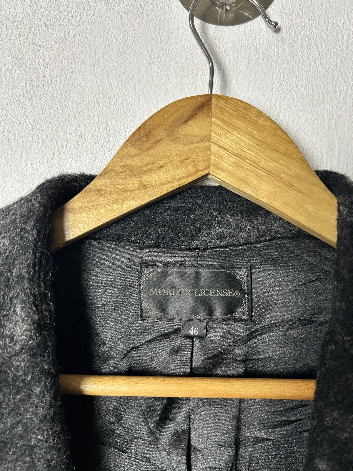 If Six Was Nine Murder license black coat jacket gothic punk style Size US XS / EU 42 / 0 - 3 Thumbnail