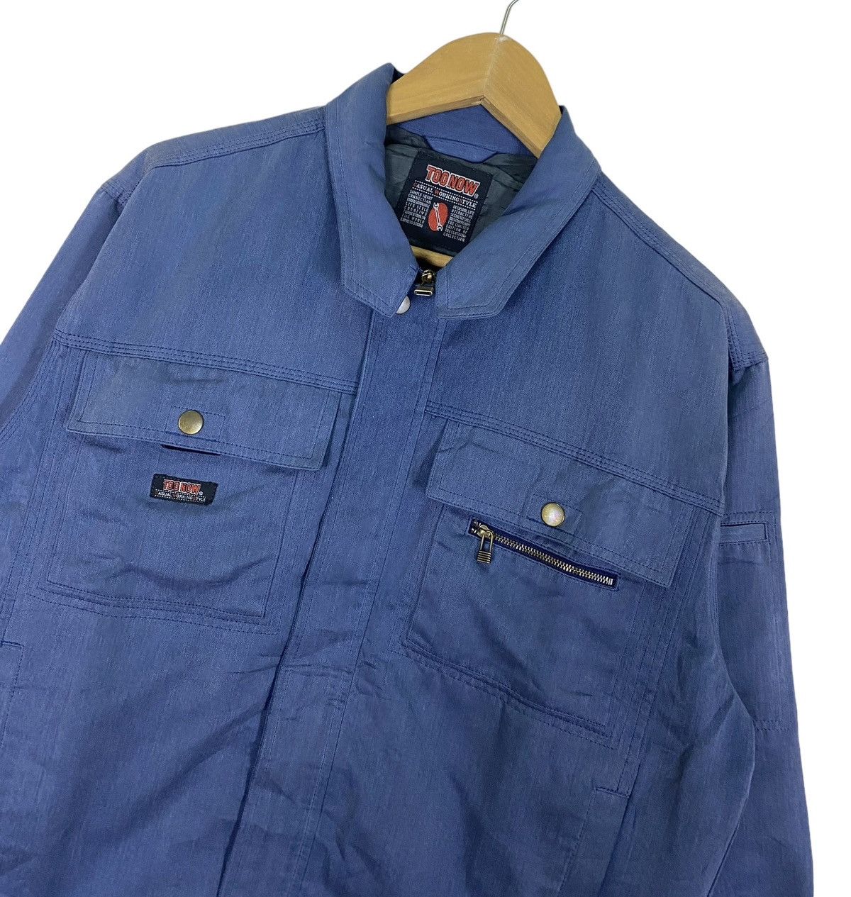 Japanese Brand Japanese Brand Too Now Zip Up Workwear Jacket Size US L / EU 52-54 / 3 - 4 Thumbnail