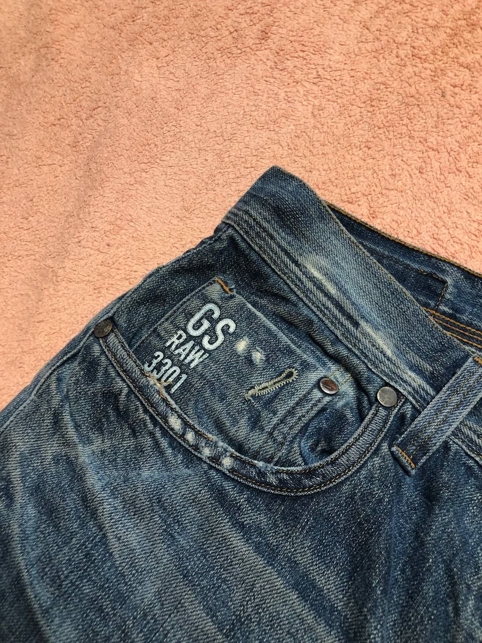 G-Star Vintage G-Star Raw blue jeans crazy Y2K streetwear Size US 30 / EU 46 - 5 Thumbnail