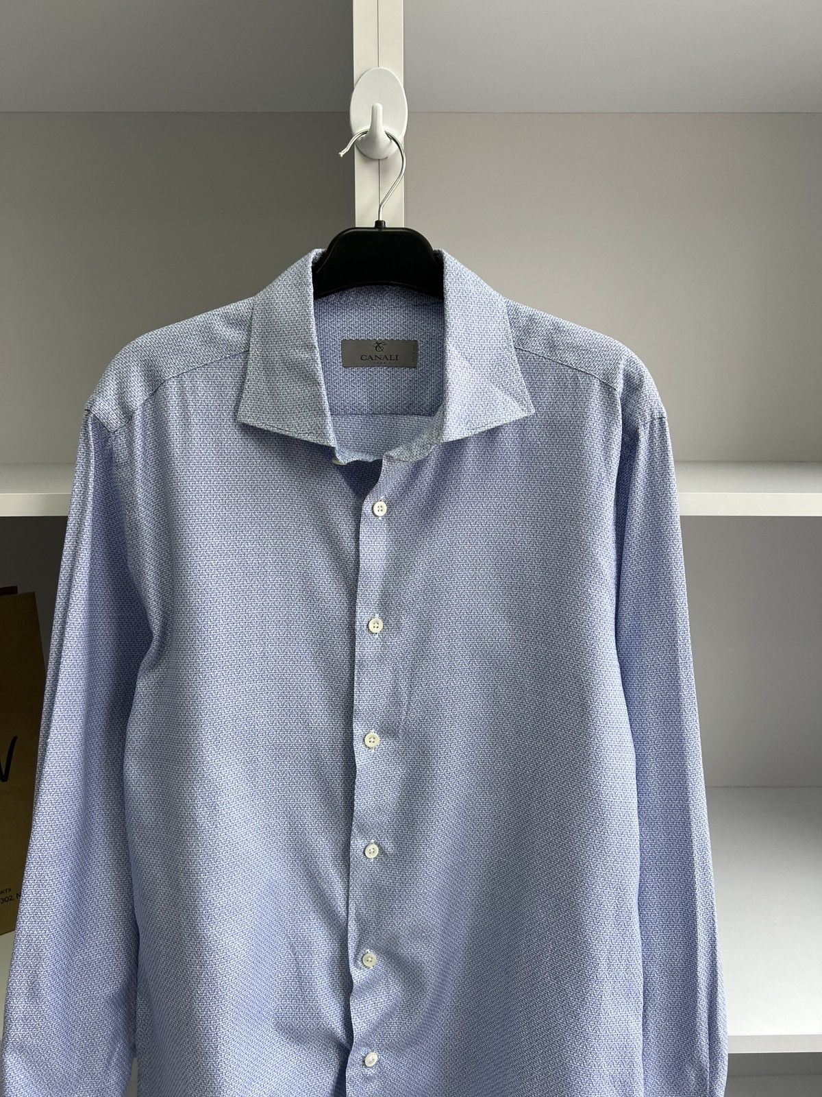 Canali × Designer × Vintage Vintage Canali Luxury Old Money style Button Up Shirt Size US M / EU 48-50 / 2 - 6 Thumbnail