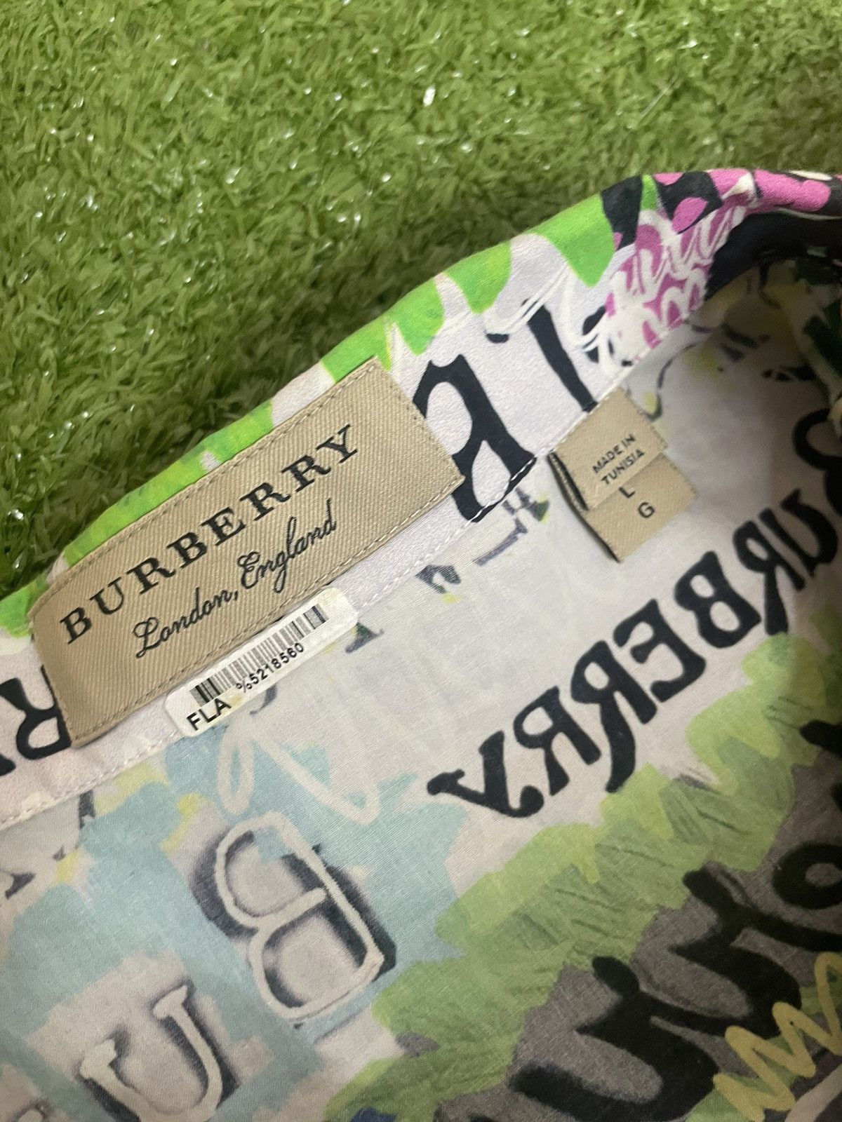 Burberry Burberry multicolor long sleeve shirt Size US L / EU 52-54 / 3 - 3 Thumbnail