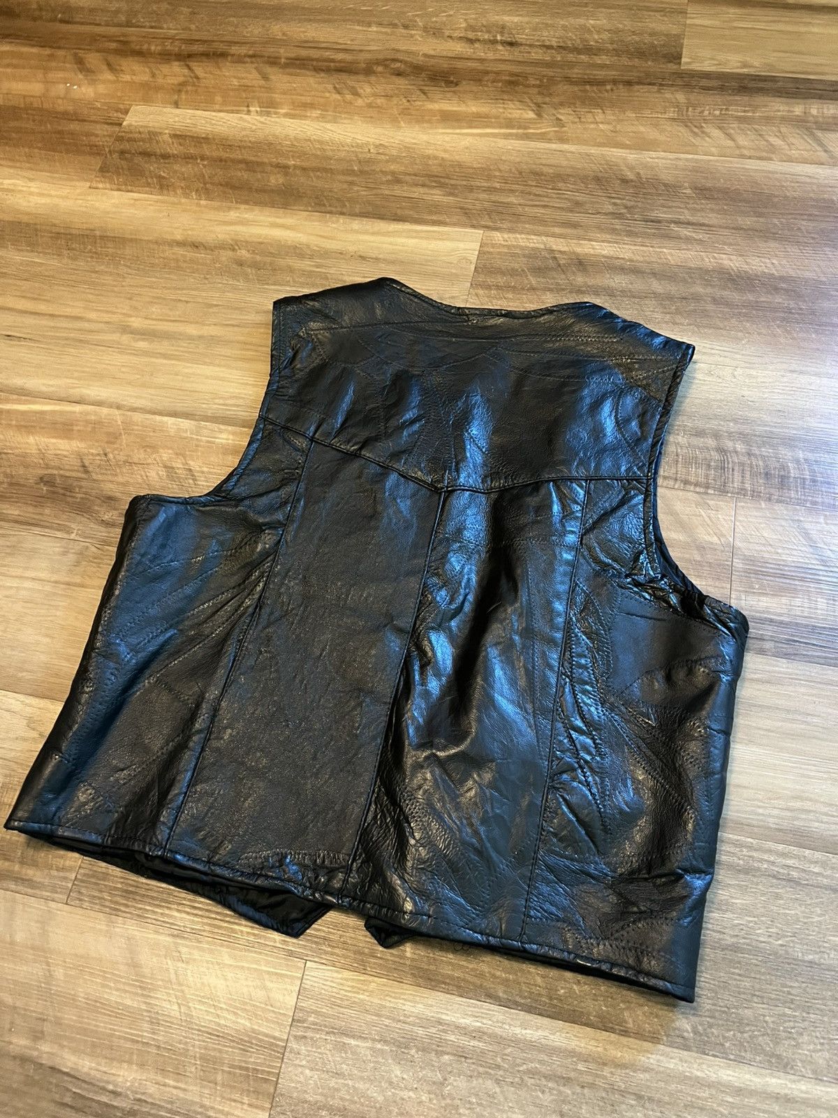 Genuine Leather 100% Leather vintage vest Size US L / EU 52-54 / 3 - 4 Thumbnail