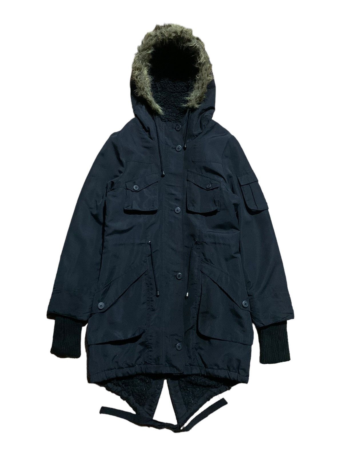 If Six Was Nine Von Dutch multipocket fish tail fur hoodie punk parka Size US M / EU 48-50 / 2 - 2 Thumbnail
