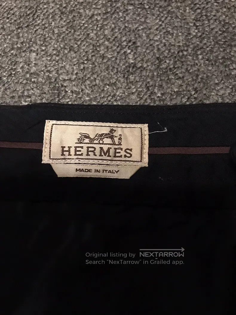 Hermes Hermes Casual pants, wool and cashmere material, medium th Size US 42 / EU 58 - 3 Thumbnail