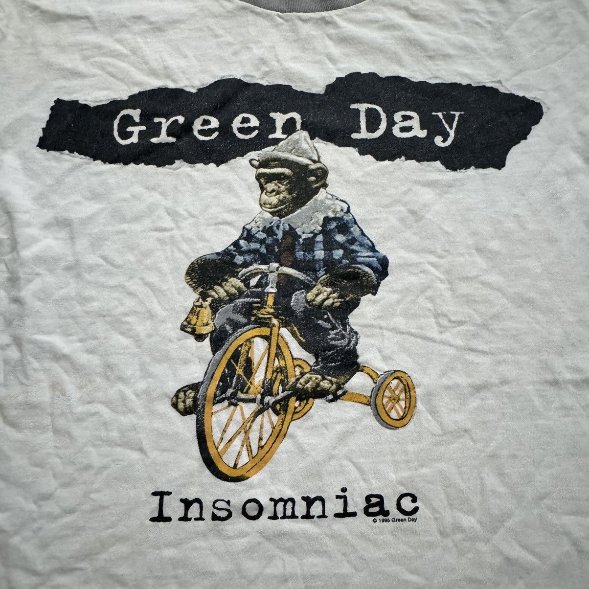 Band Tees × Vintage Vintage 1995 Green Day Insomniac Tour Size US M / EU 48-50 / 2 - 2 Thumbnail