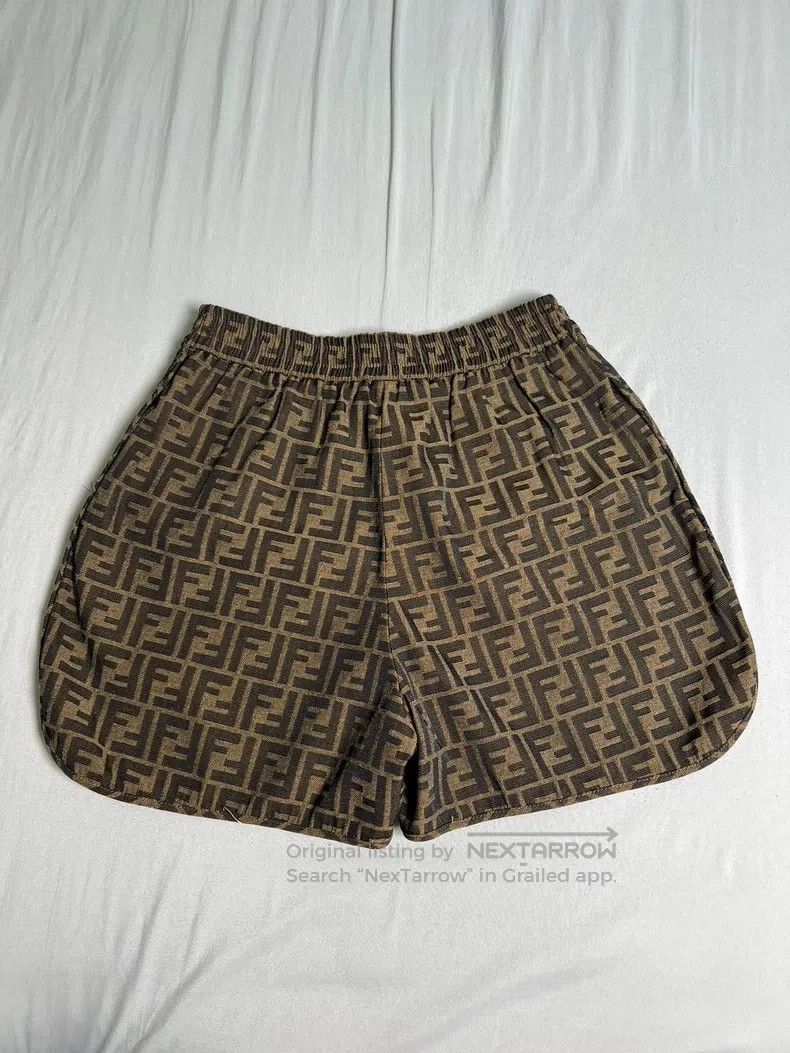 Fendi Fendi Classic Monogrammed Shorts Size 24" / US 00 / IT 34 - 2 Thumbnail