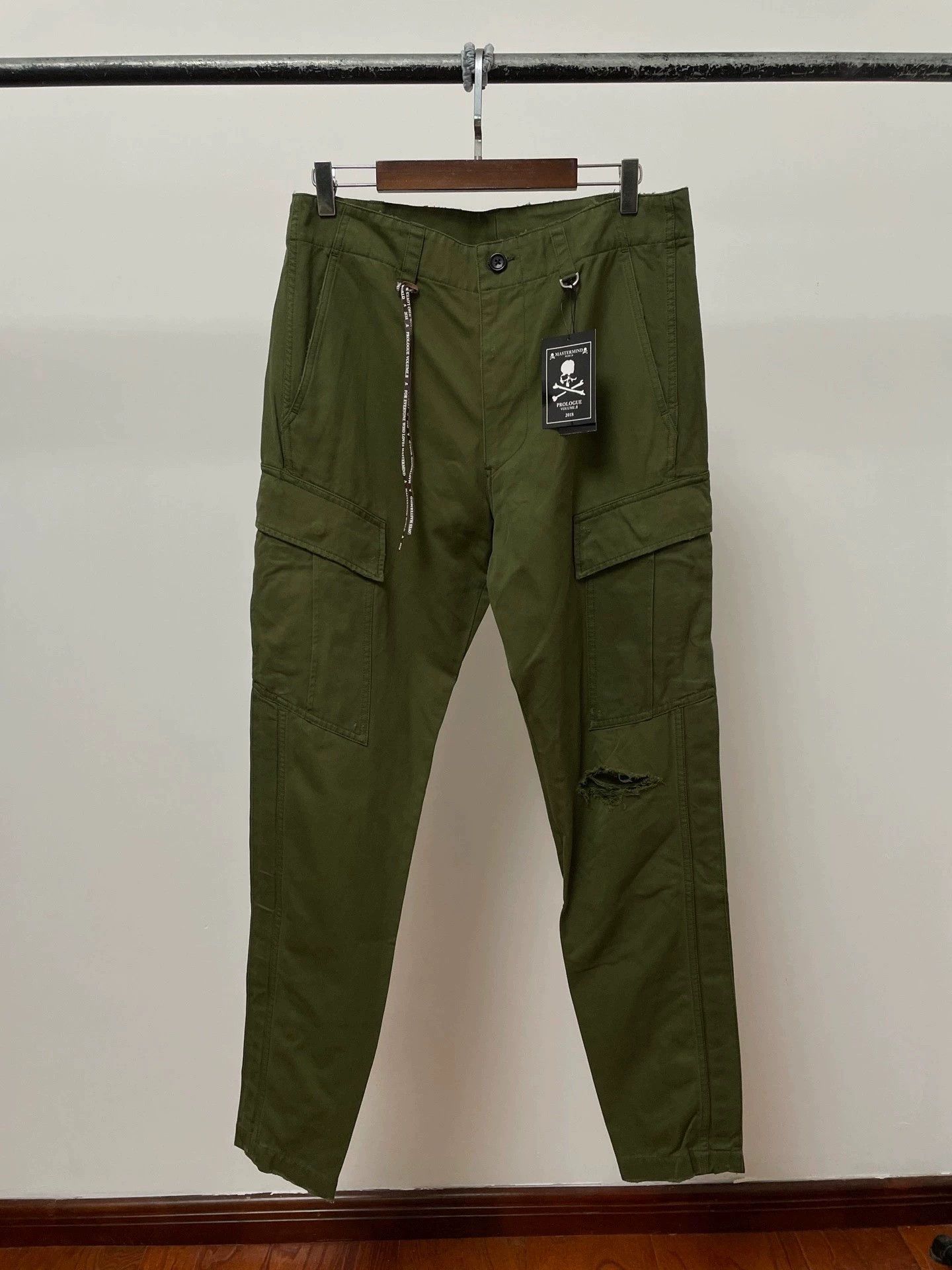 Mastermind Japan MMJ Skull Casual Pants New w/Tags Straight Waist Elastic M Size US 32 / EU 48 - 1 Thumbnail