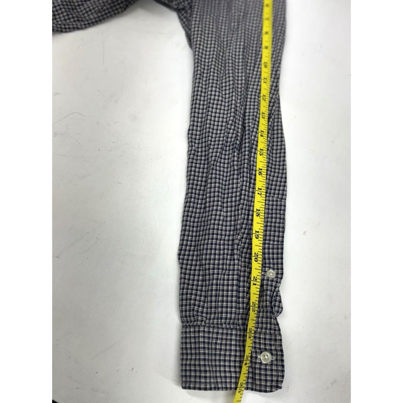 Ralph Lauren Ralph Lauren Button-Down Shirt Men XL Navy Gingham Check Classic Fit Blue/White Pony Embroidered All Seasons Formal Casual Workwear Size US XL / EU 56 / 4 - 6 Thumbnail