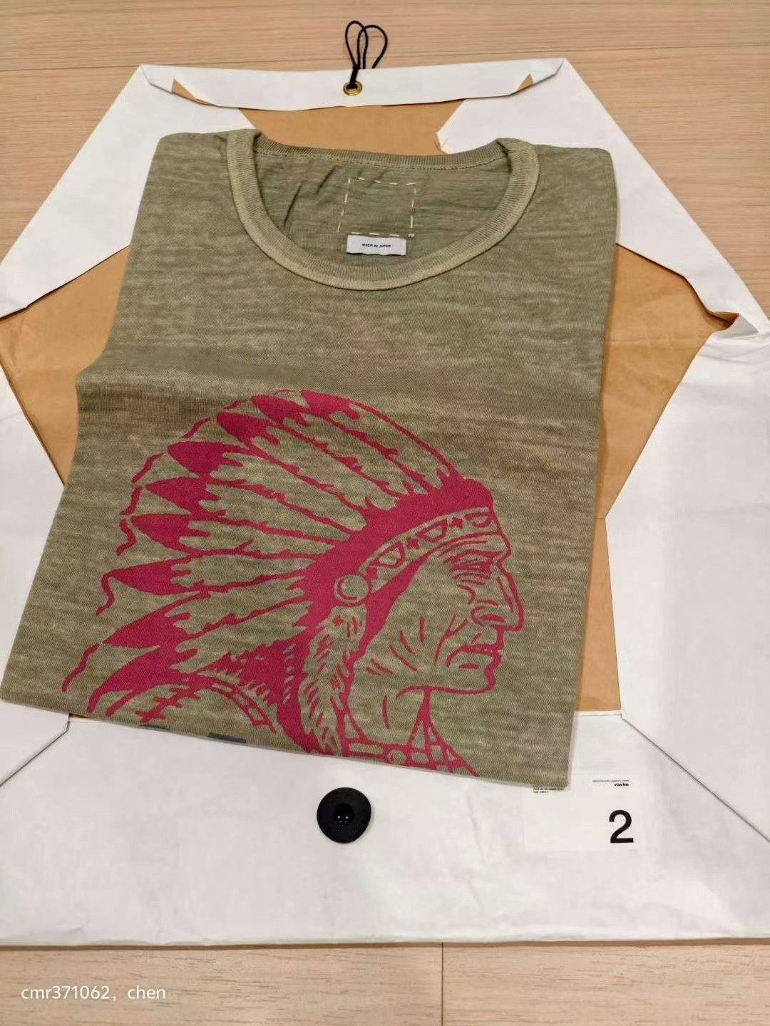 Visvim visvim 14AW Streak Dye 101 Tee S/S Size US M / EU 48-50 / 2 - 6 Thumbnail