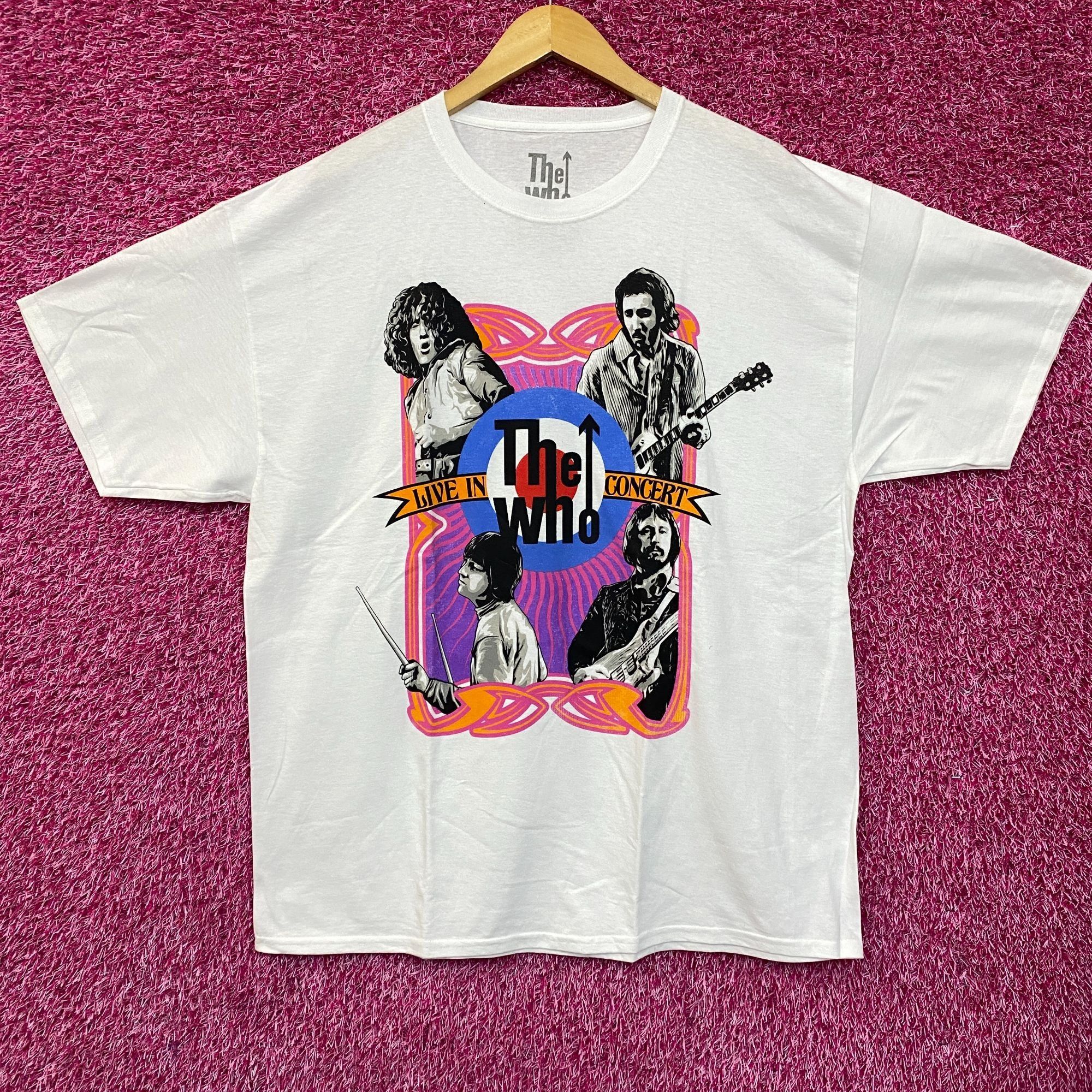 Band Tees The Who In Concert Target Logo T-Shirt 1X Size US XL / EU 56 / 4 - 1 Thumbnail