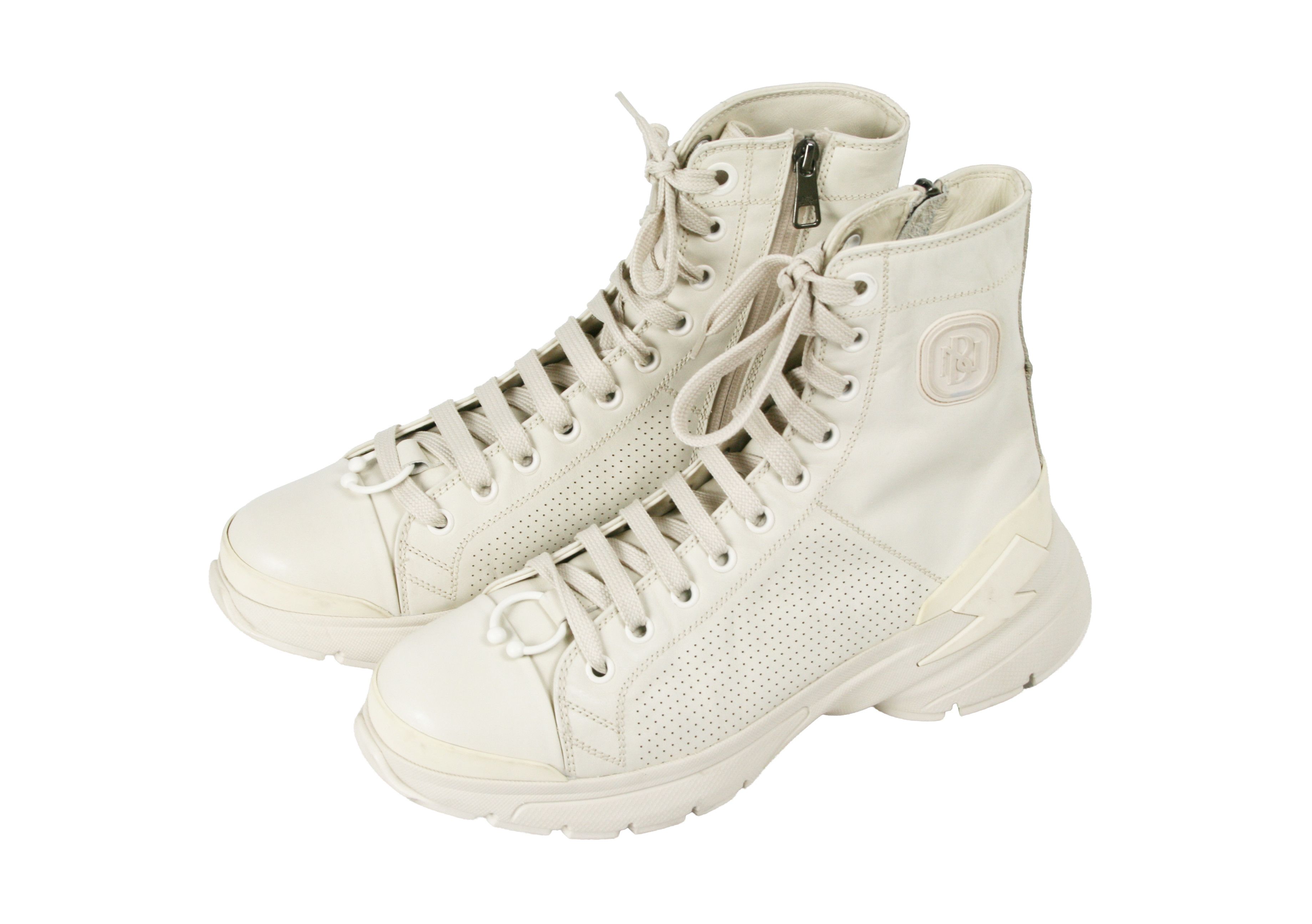 Neil Barrett Pierced Punk Bolt Side Zip Boots Size US 11 / EU 44 - 3 Thumbnail